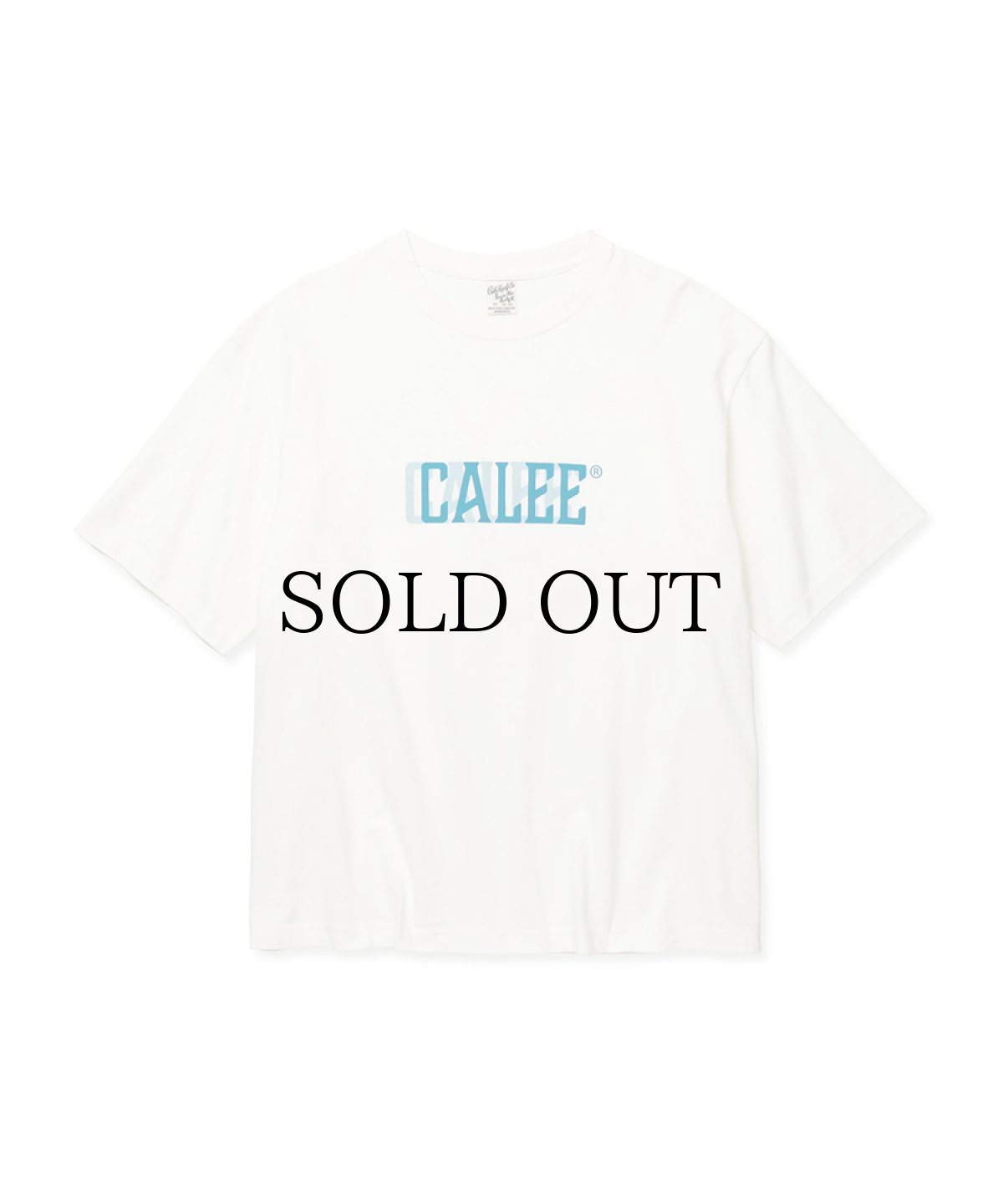 画像1: CALEE(キャリー) / DROP SHOULDER CALEE BLUR LOGO TEE (1)