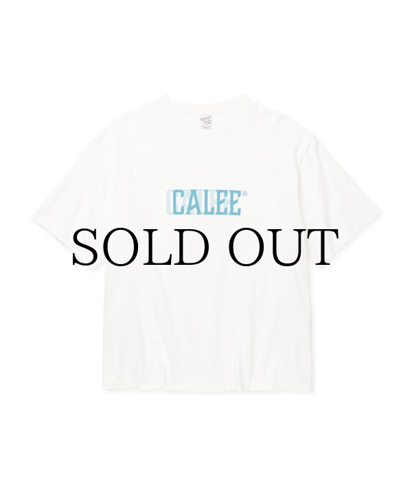 CALEE(キャリー) Tシャツ DROP SHOULDER CALEE BLUR LOGO TEE CL