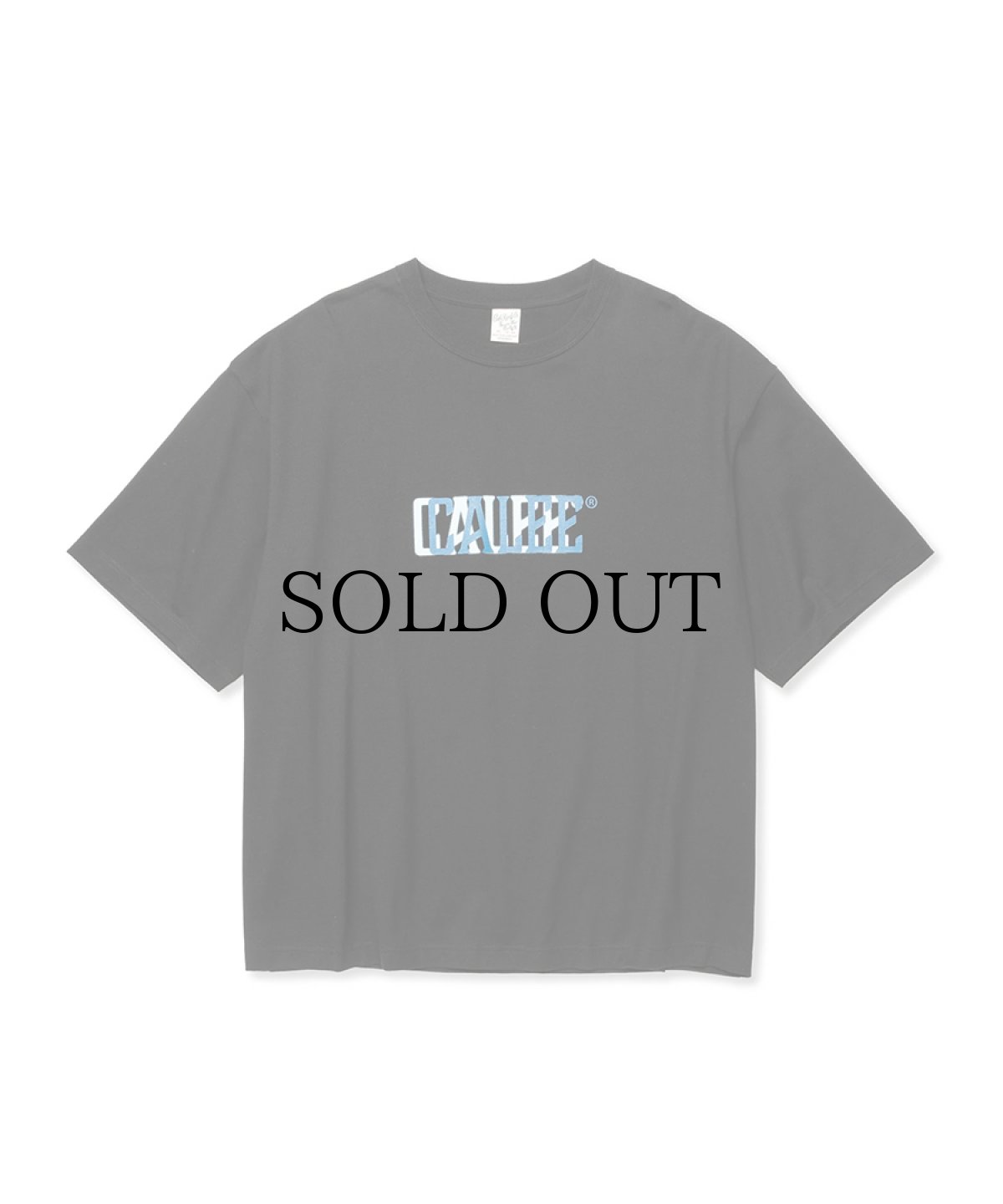 画像2: CALEE(キャリー) / DROP SHOULDER CALEE BLUR LOGO TEE (2)