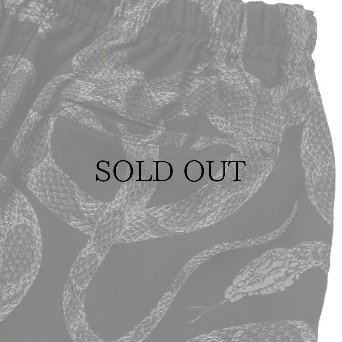 画像6: CALEE(キャリー) / R/P ALLOVER SNAKE PATTERN EASY SHORTS <LIMITED> (6)