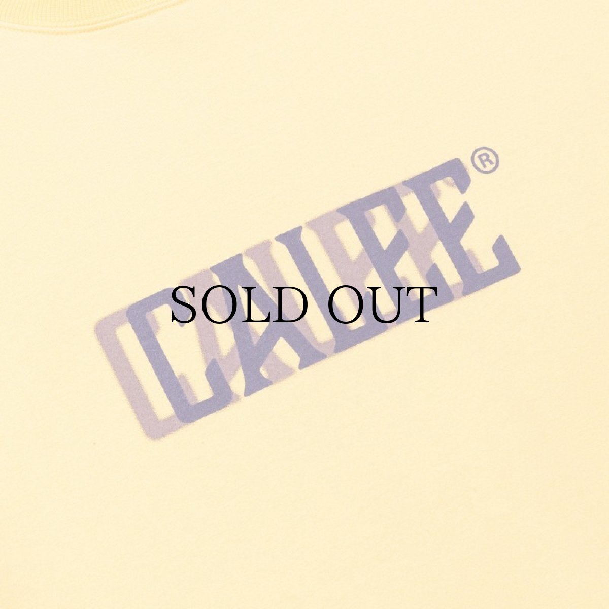 画像6: CALEE(キャリー) / DROP SHOULDER CALEE BLUR LOGO TEE (6)