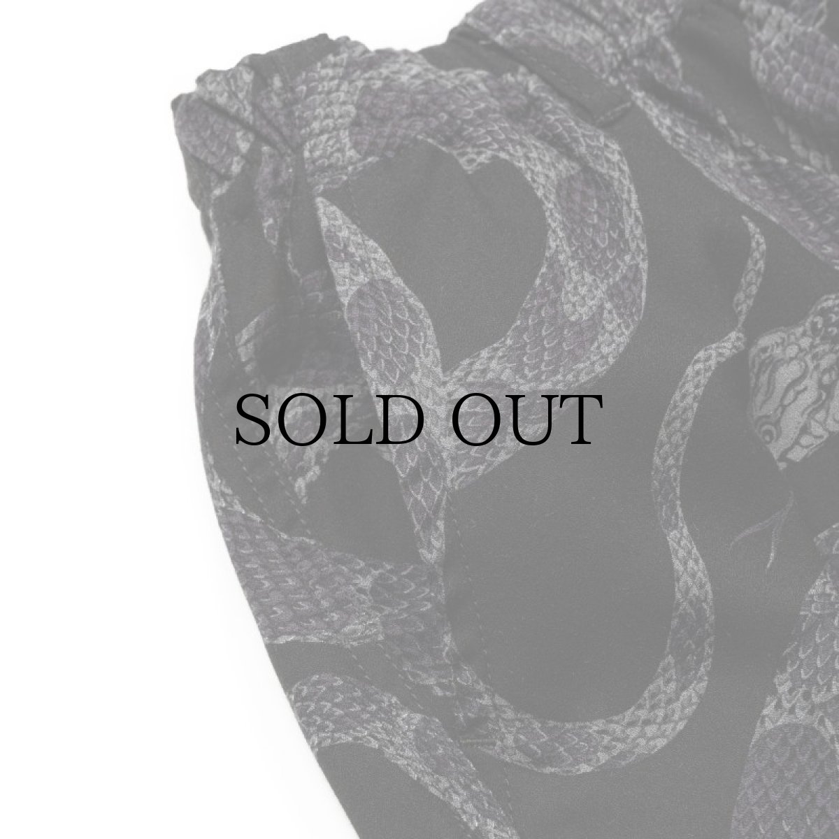 画像4: CALEE(キャリー) / R/P ALLOVER SNAKE PATTERN EASY SHORTS <LIMITED> (4)