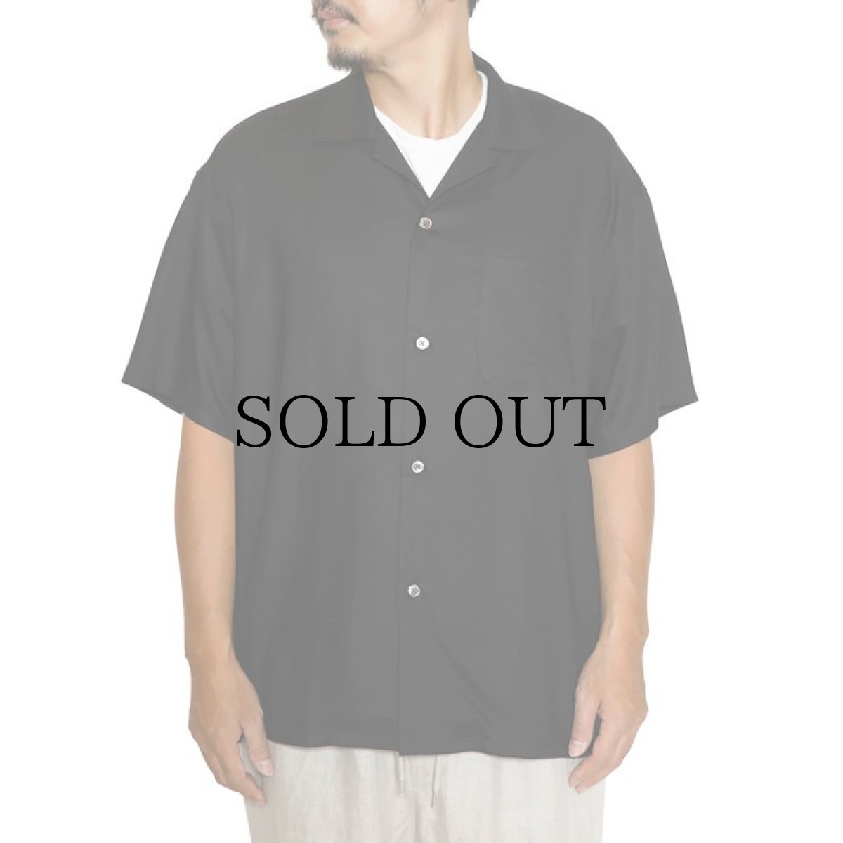 画像14: CALEE(キャリー) / EMBROIDERY "BLATANT LOCALISM" OPEN COLLAR SH (14)