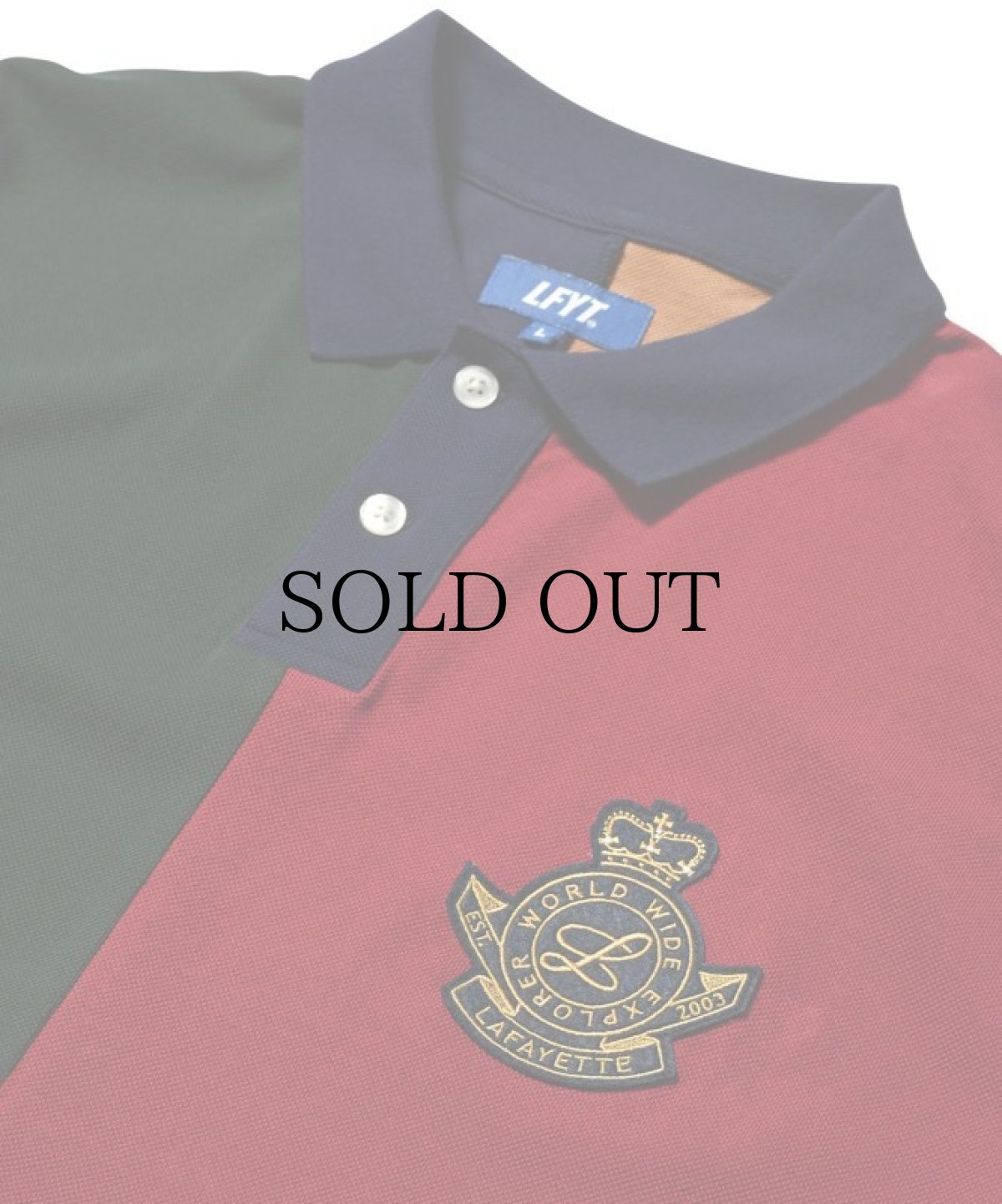 画像10: 【30%OFF】 LFYT(ラファイエット) / COLLEGE COLOR BIG POLO (10)