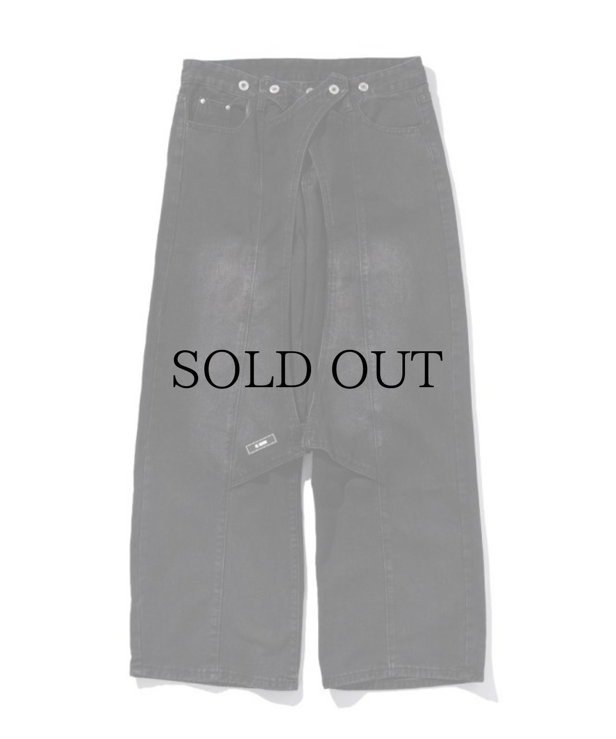 画像2: EL REIGN(エルレイン)  / "FEAR" BLACK CROSS DENIM (2)