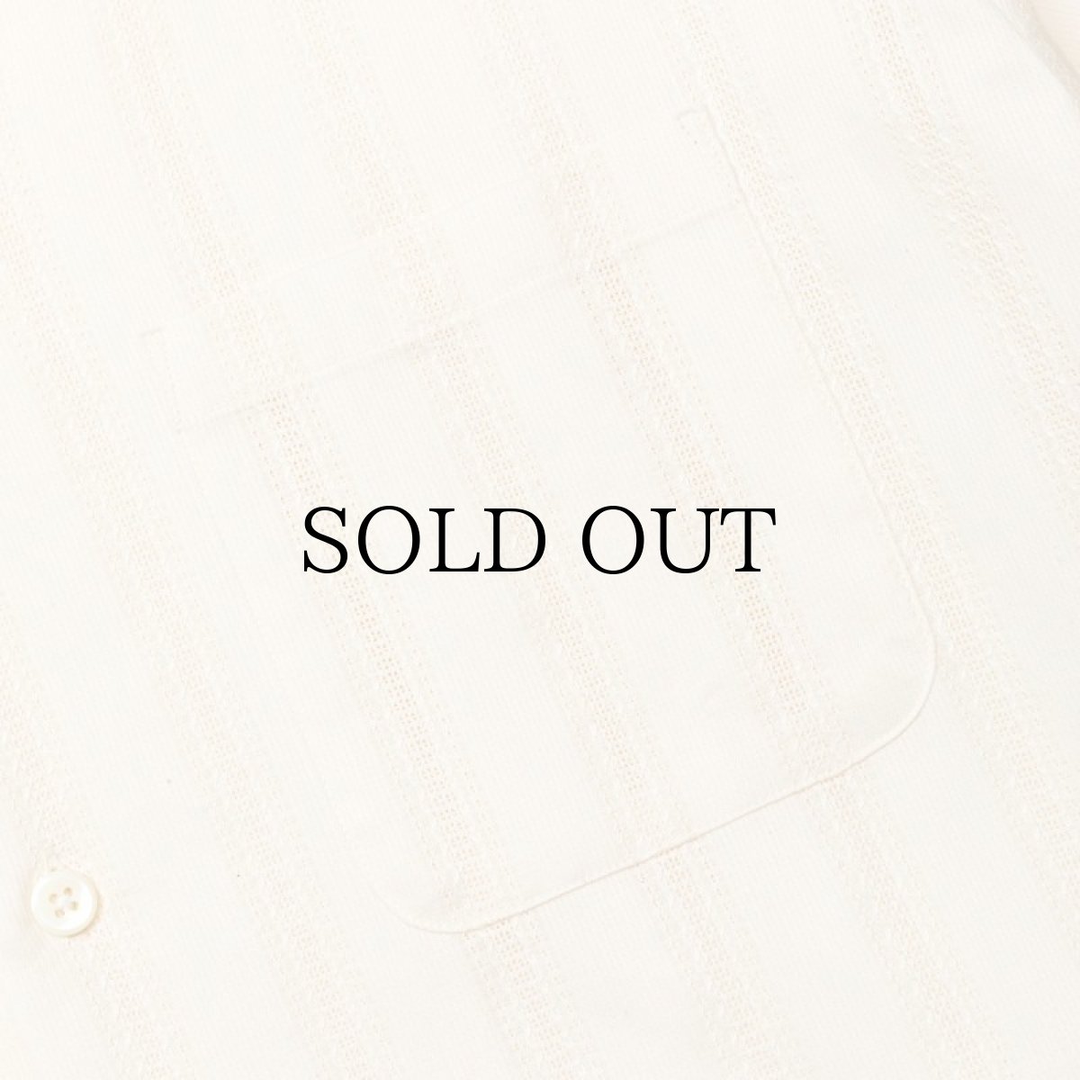 画像5: CALEE(キャリー) / VINTAGE TYPE LENO CLOTH OPEN COLLAR SH (5)