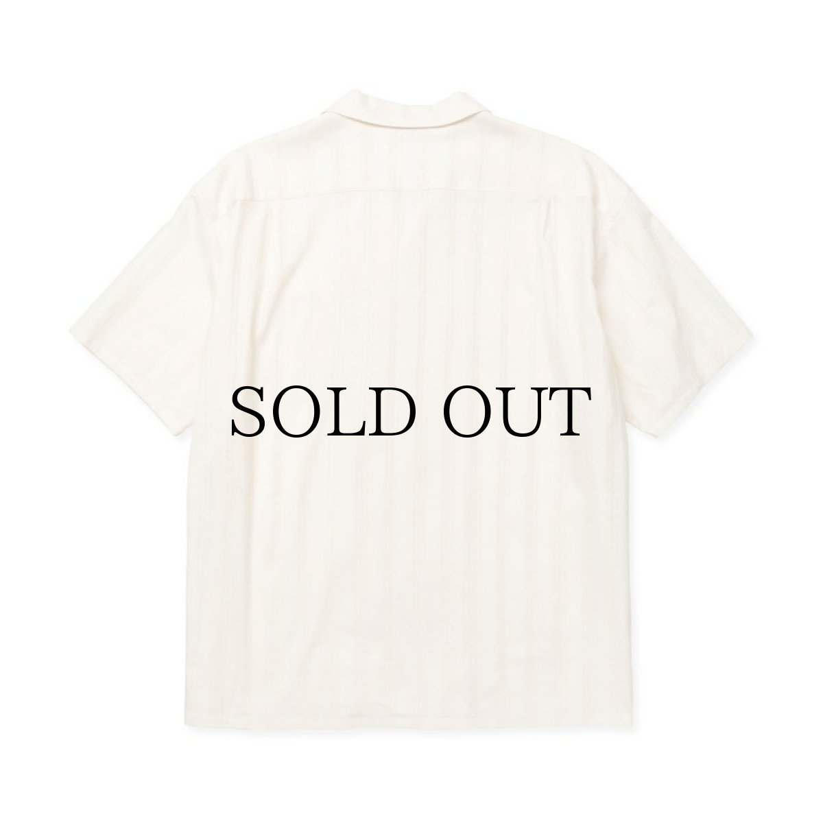 画像3: CALEE(キャリー) / VINTAGE TYPE LENO CLOTH OPEN COLLAR SH (3)