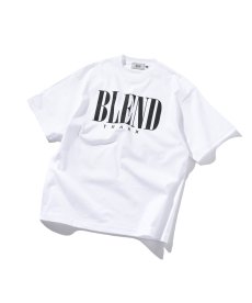 画像2: BLEND(ブレンド) / "LABEL LOGO" TEE (2)