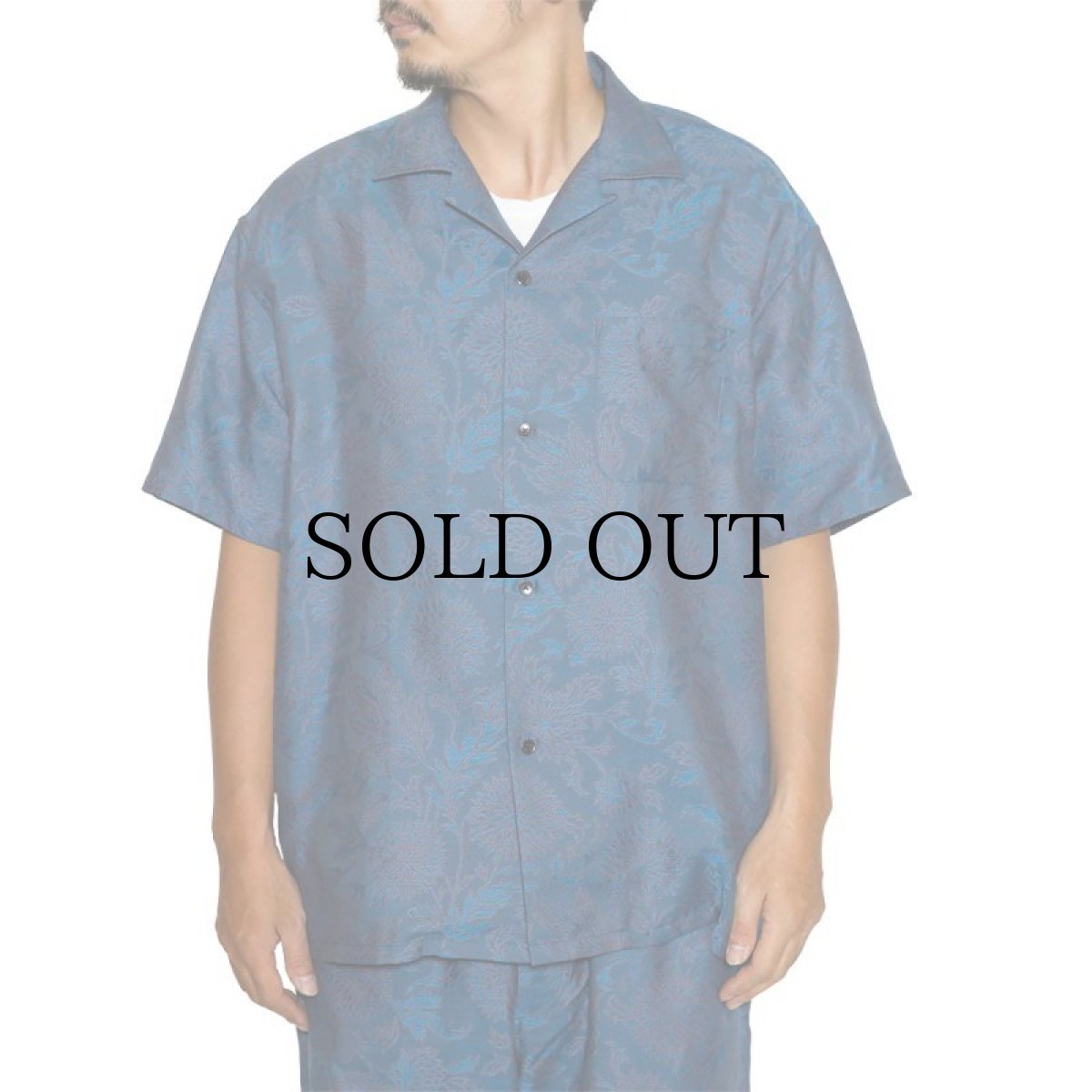 画像8: CALEE(キャリー) / FLOWER JACQUARD SH (8)