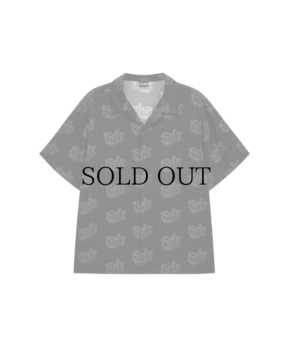 画像1: SPLR / Allover Logo Open Collar Shirt (1)