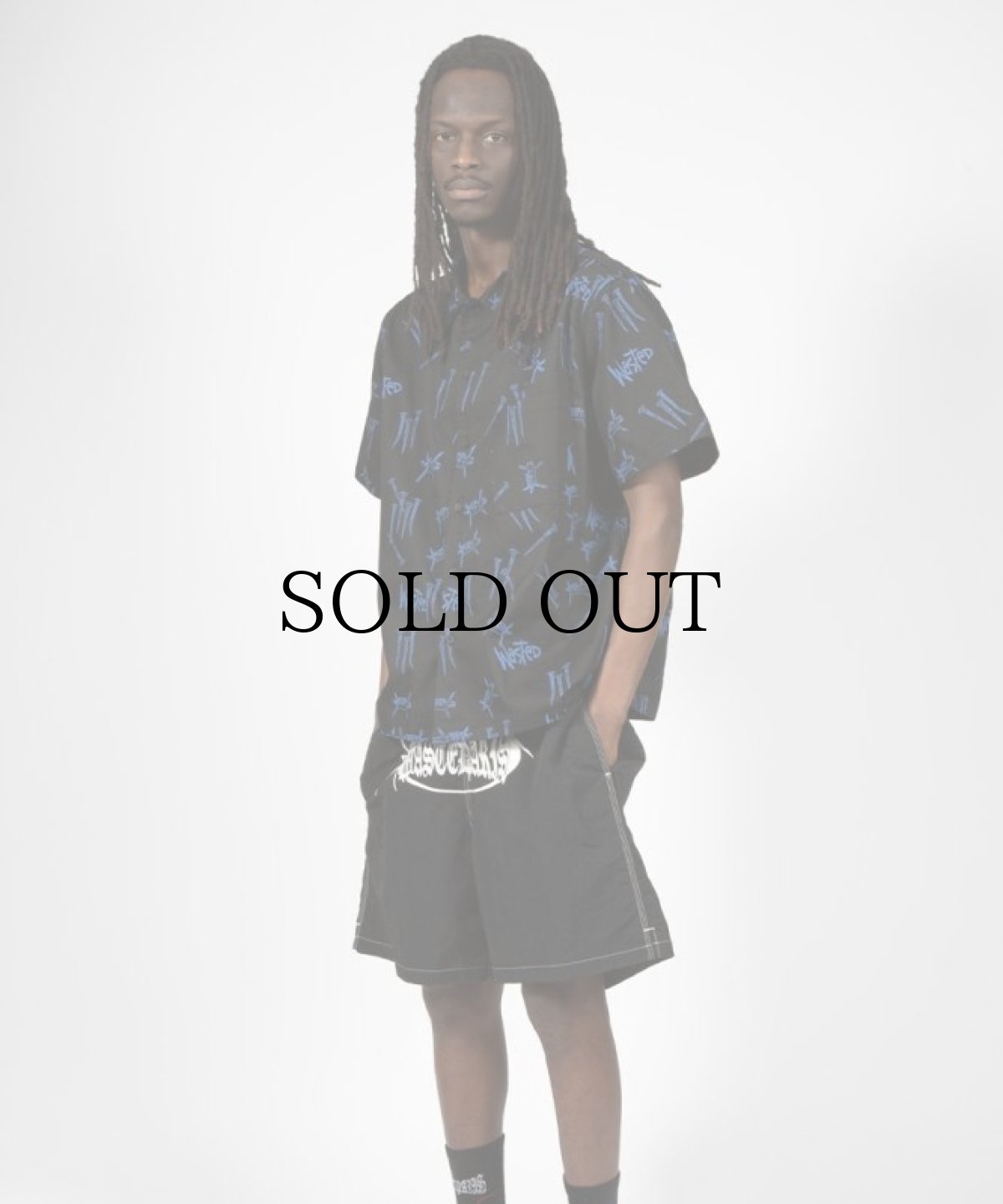 画像2: WASTED PARIS / CHEMISE ALL OVER BLIND (2)