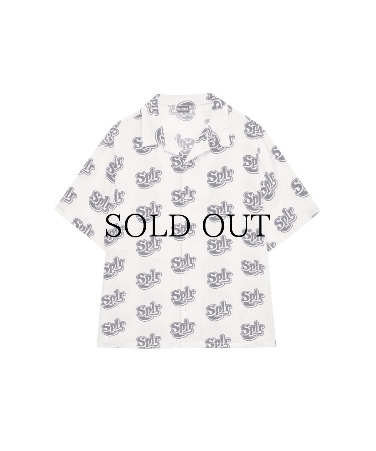 画像2: SPLR / Allover Logo Open Collar Shirt (2)
