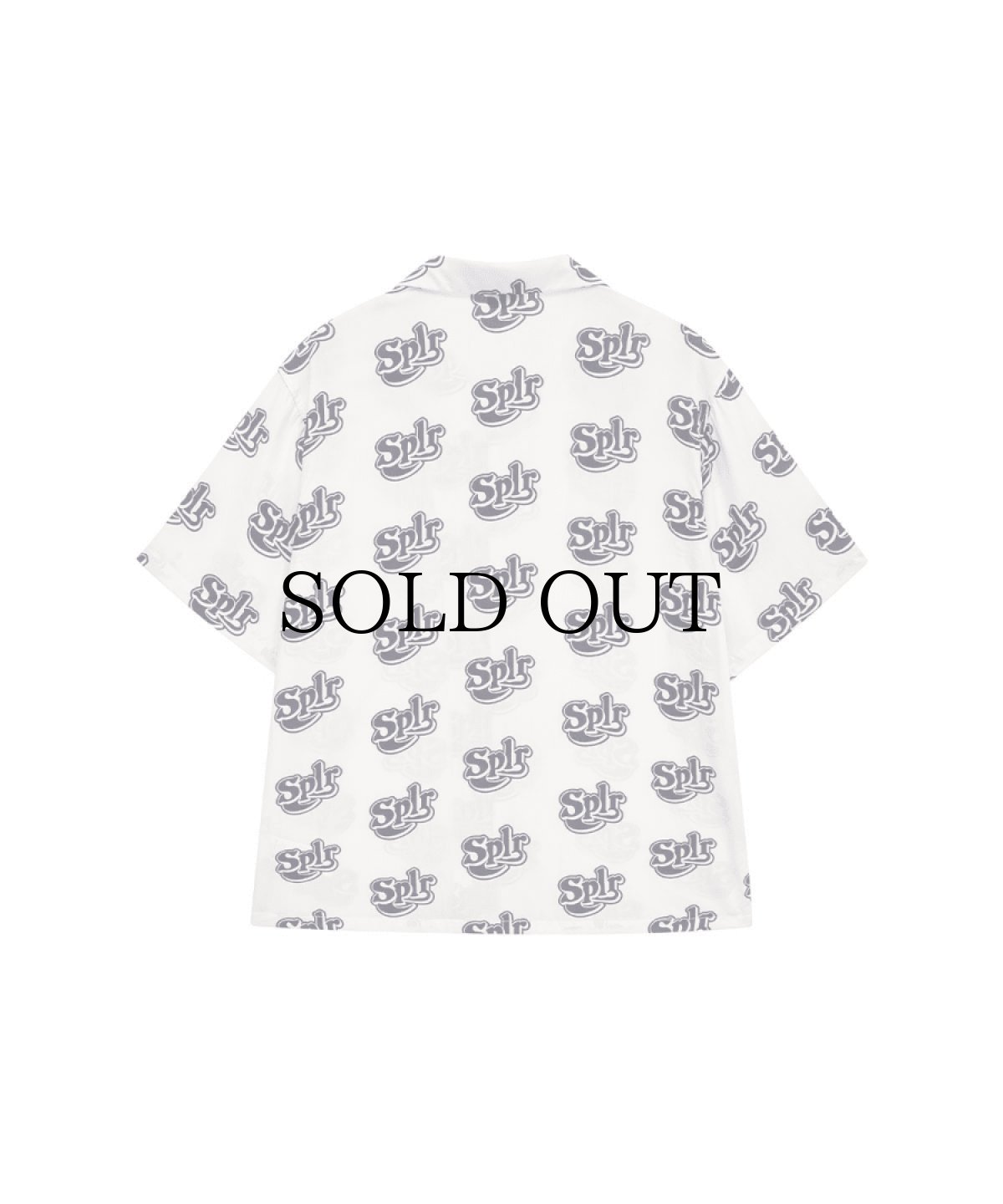 画像4: SPLR / Allover Logo Open Collar Shirt (4)