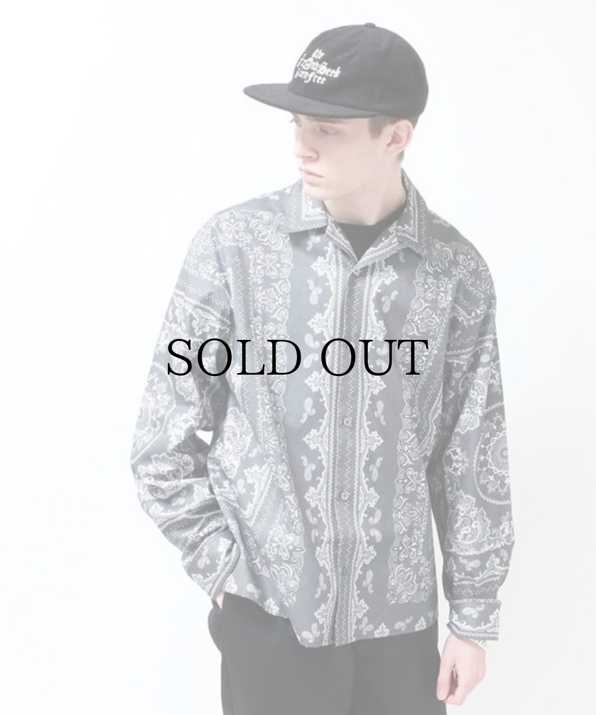 画像3: HIDEANDSEEK(ハイドアンドシーク) / Bandana Pattern L/S Shirt (3)