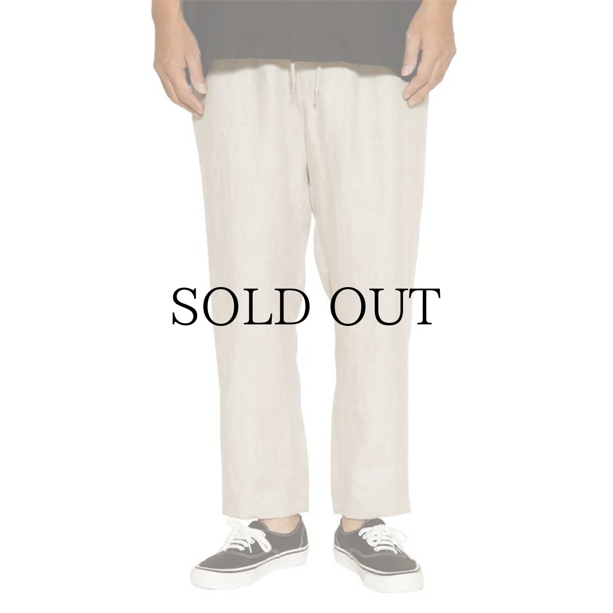 画像10: CALEE(キャリー) / JAPAN LINEN HERRINGBONE EASY SLACKS (10)