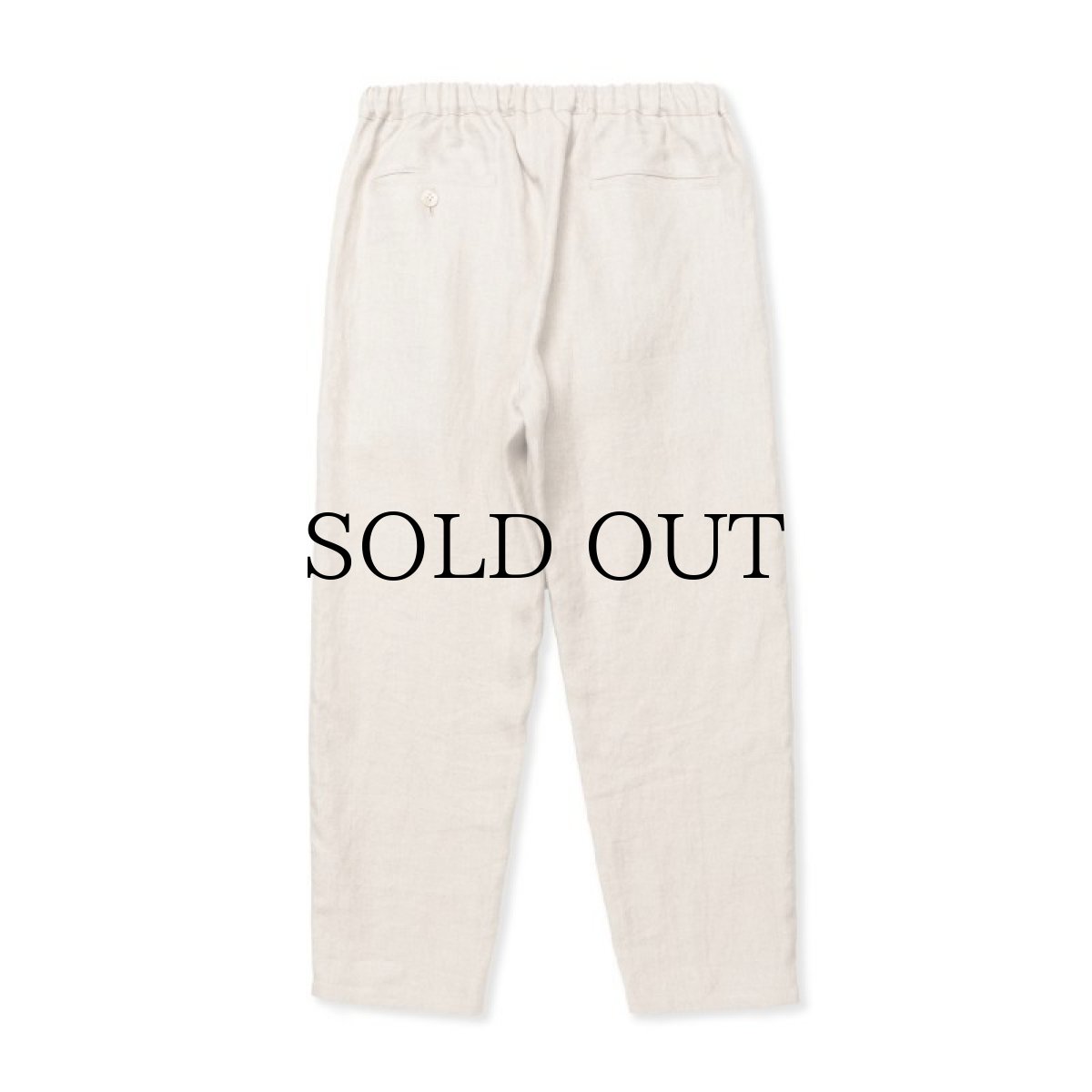 画像4: CALEE(キャリー) / JAPAN LINEN HERRINGBONE EASY SLACKS (4)