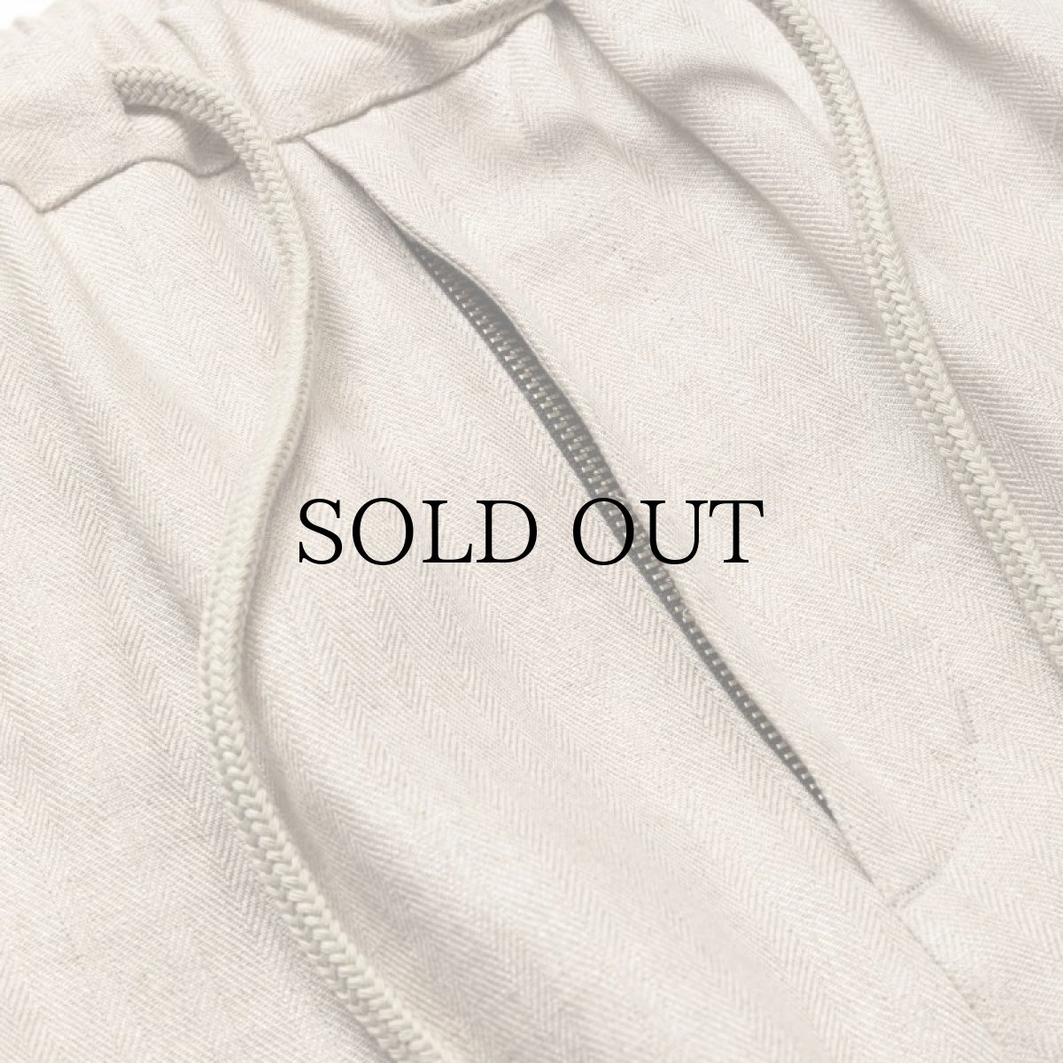 画像7: CALEE(キャリー) / JAPAN LINEN HERRINGBONE EASY SLACKS (7)