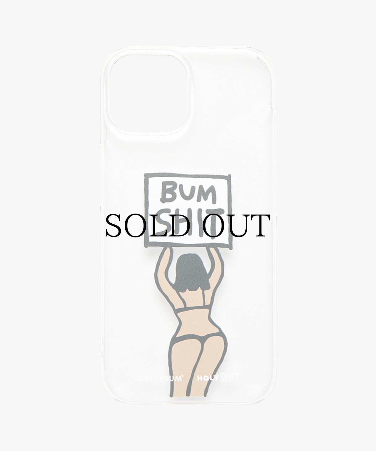 画像1: APPLEBUM(アップルバム) / "BUM SHIT" IPHONE15 CLEAR CASE (1)