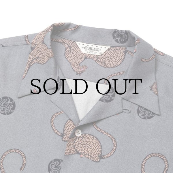 CALEE(キャリー) シャツ ×MIHO MURAKAMI PANTHER DOT PATTERN SH CL
