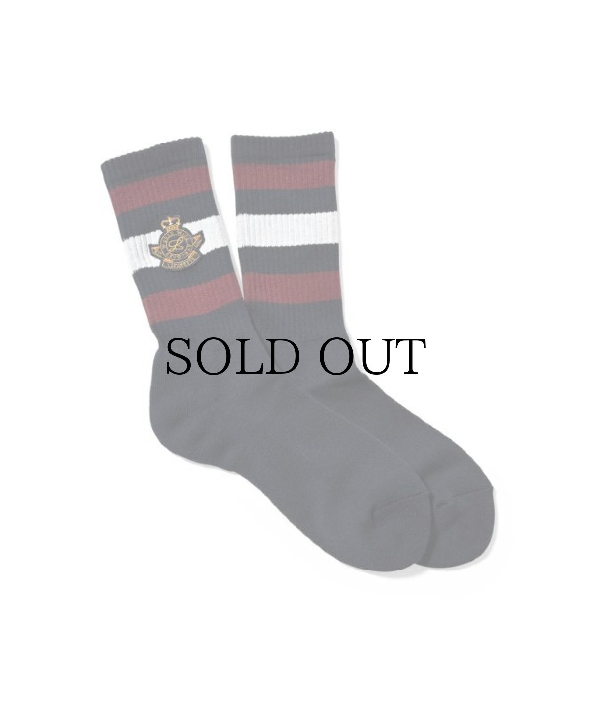 画像3: LFYT(ラファイエット) / COLLEGE EMBLEM CREW SOCKS (3)
