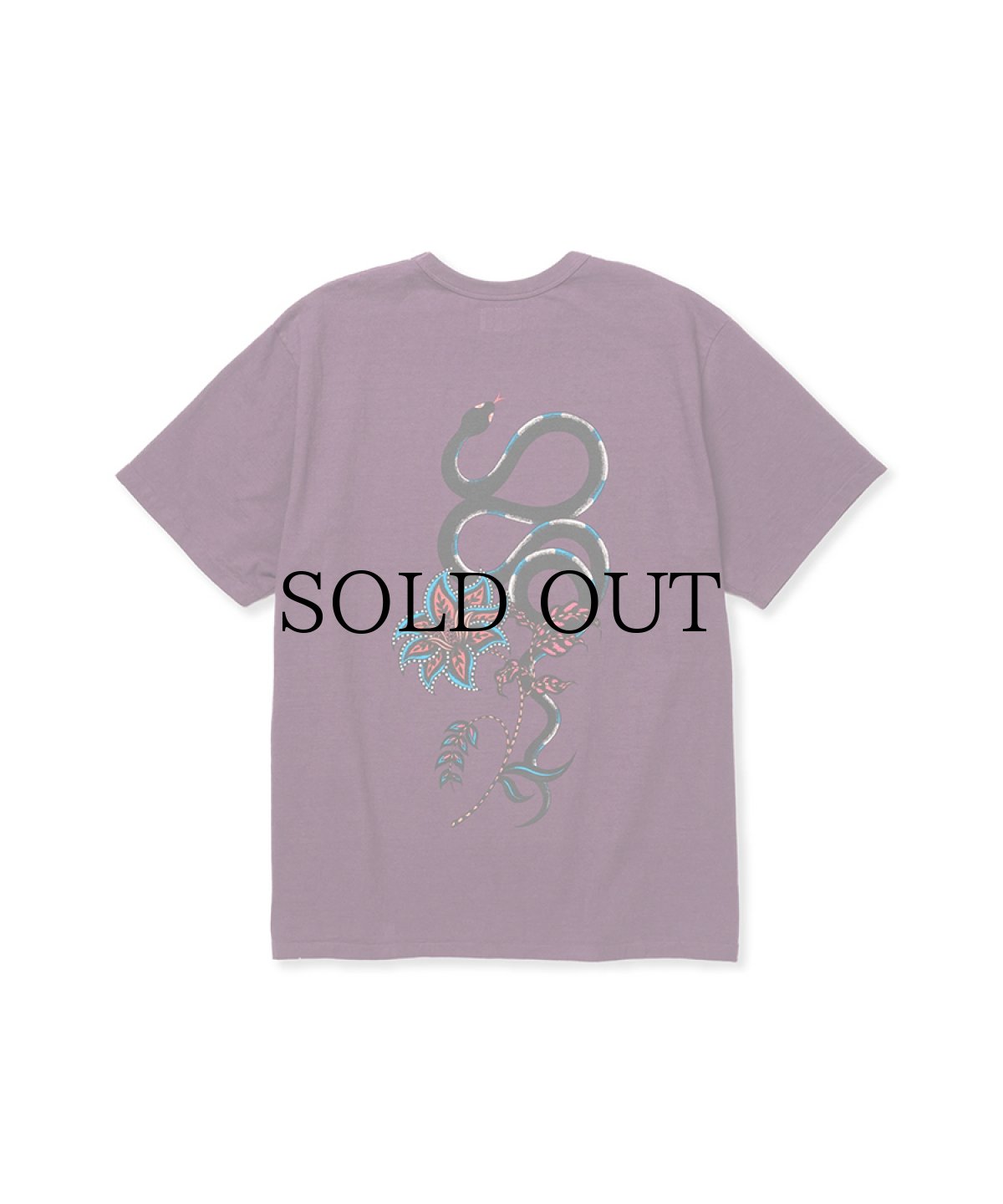 画像3: CALEE(キャリー) / ×MIHO MURAKAMI BINDER NECK SNAKE VINTAGE TEE (3)