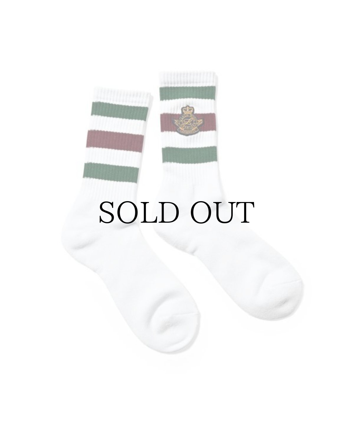 画像4: LFYT(ラファイエット) / COLLEGE EMBLEM CREW SOCKS (4)