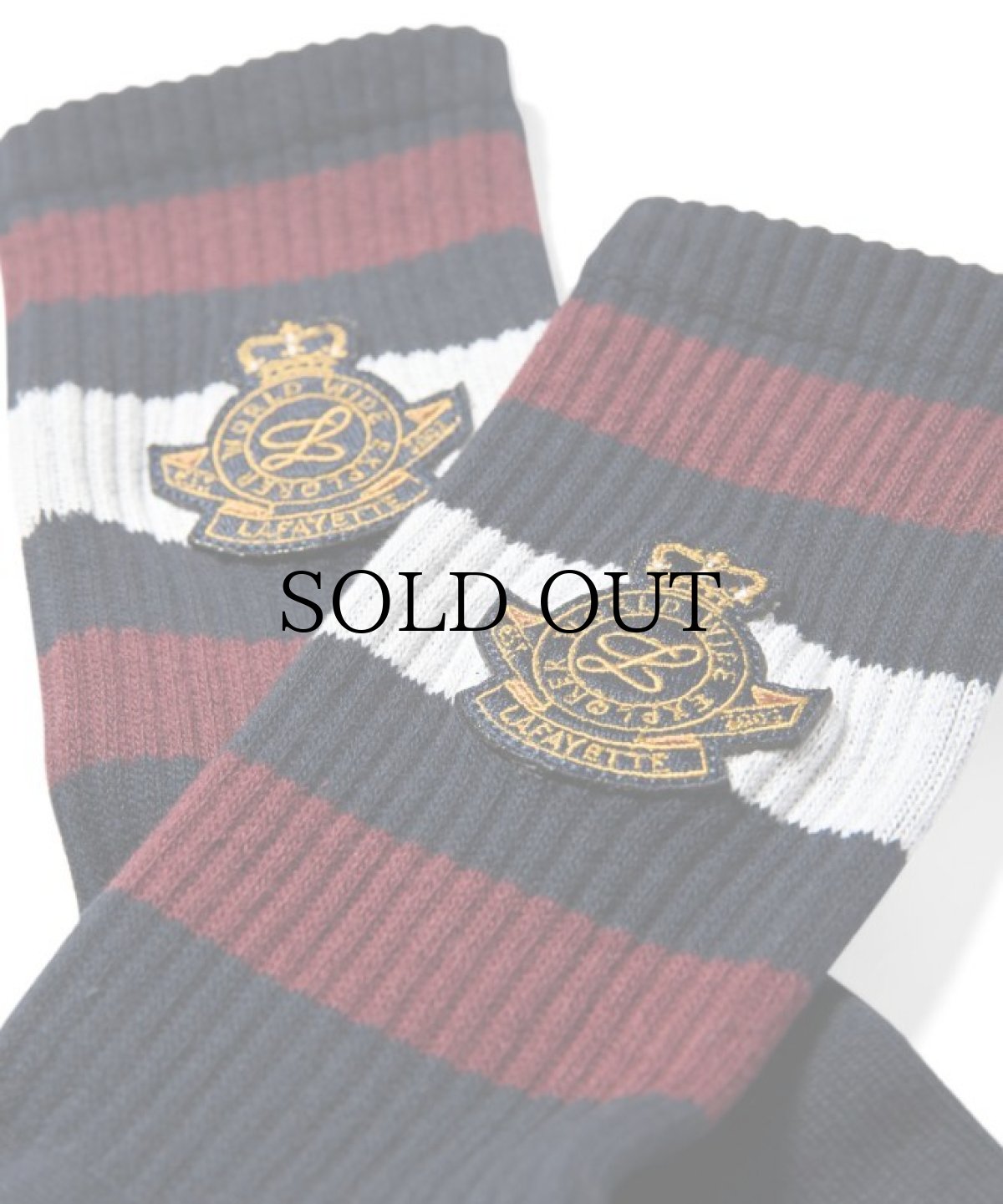 画像7: LFYT(ラファイエット) / COLLEGE EMBLEM CREW SOCKS (7)