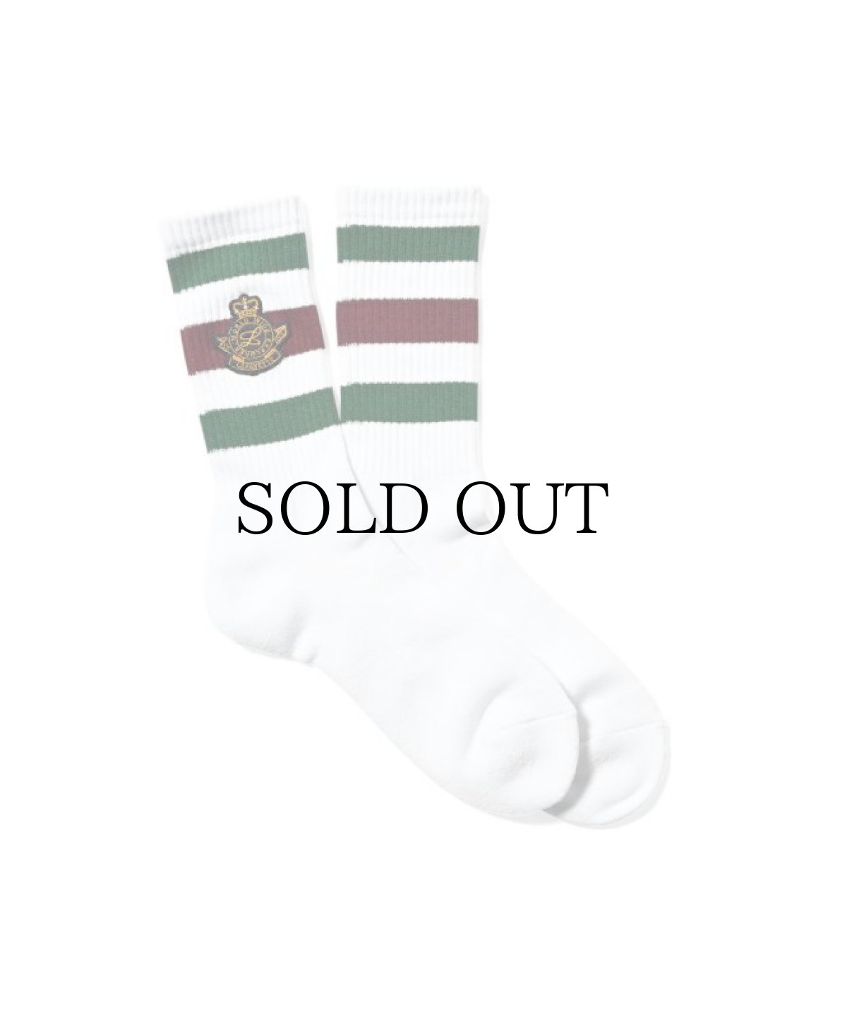 画像2: LFYT(ラファイエット) / COLLEGE EMBLEM CREW SOCKS (2)