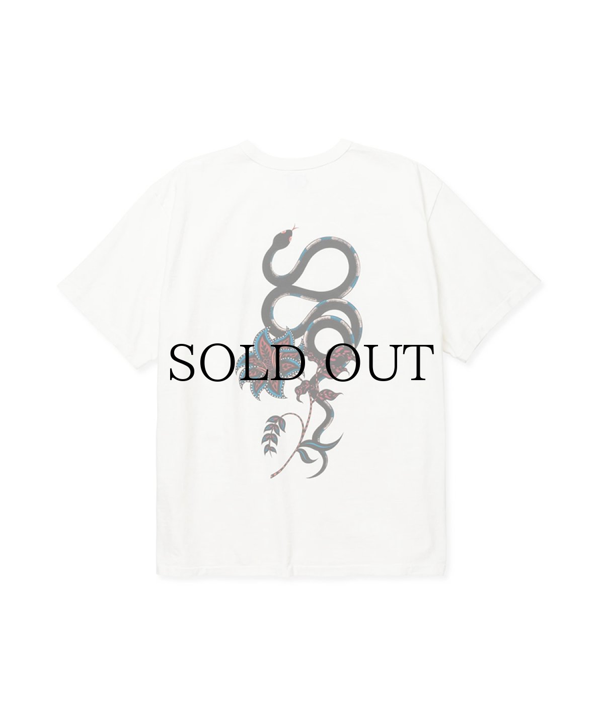 画像1: CALEE(キャリー) / ×MIHO MURAKAMI BINDER NECK SNAKE VINTAGE TEE (1)