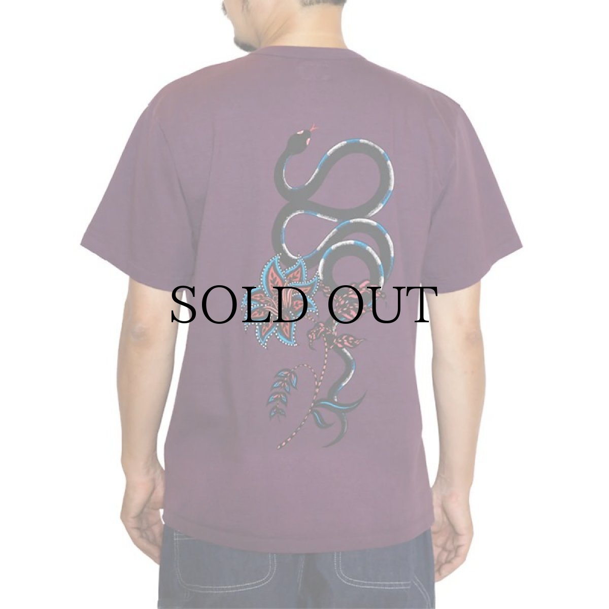 画像11: CALEE(キャリー) / ×MIHO MURAKAMI BINDER NECK SNAKE VINTAGE TEE (11)