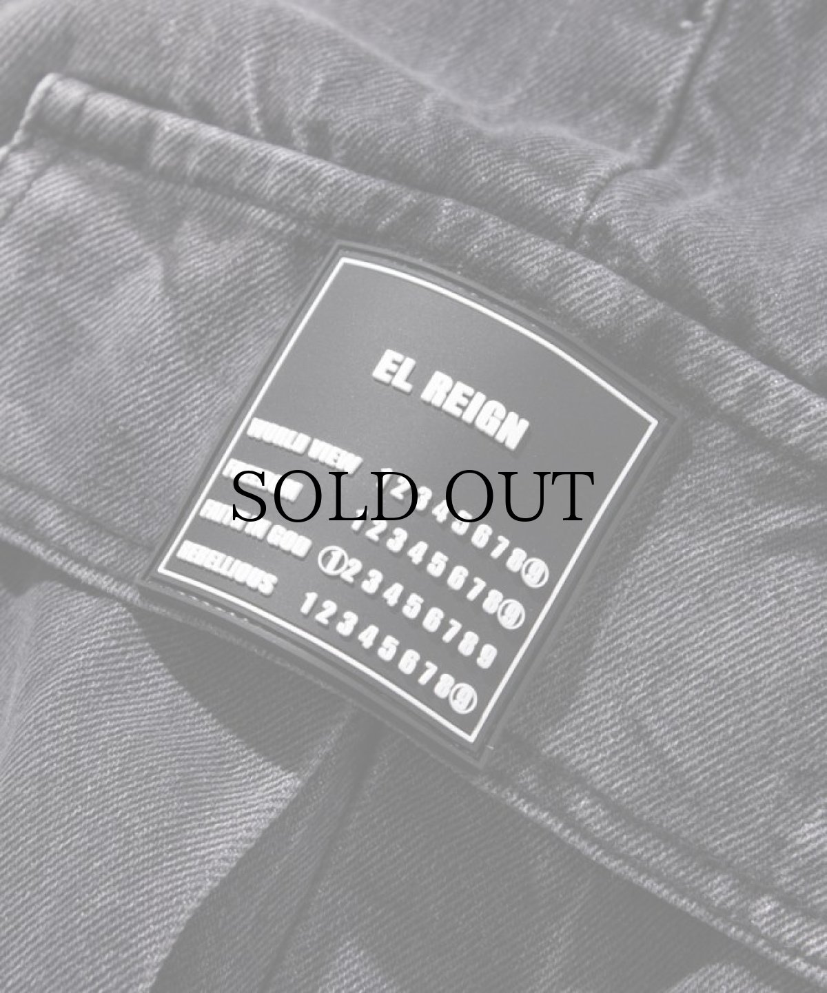 画像4: EL REIGN(エルレイン)  / "FEAR" DENIM CARGO SHORTS (4)