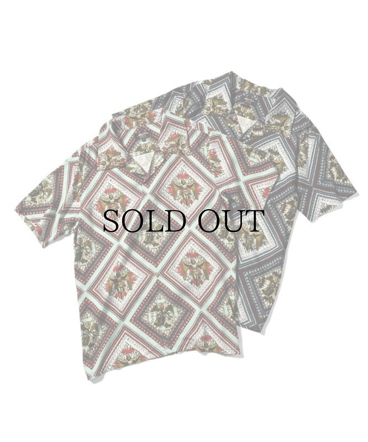 画像1: ALLY&DIA / RETRO MARIA ALLOVER S/S SHIRTS (1)