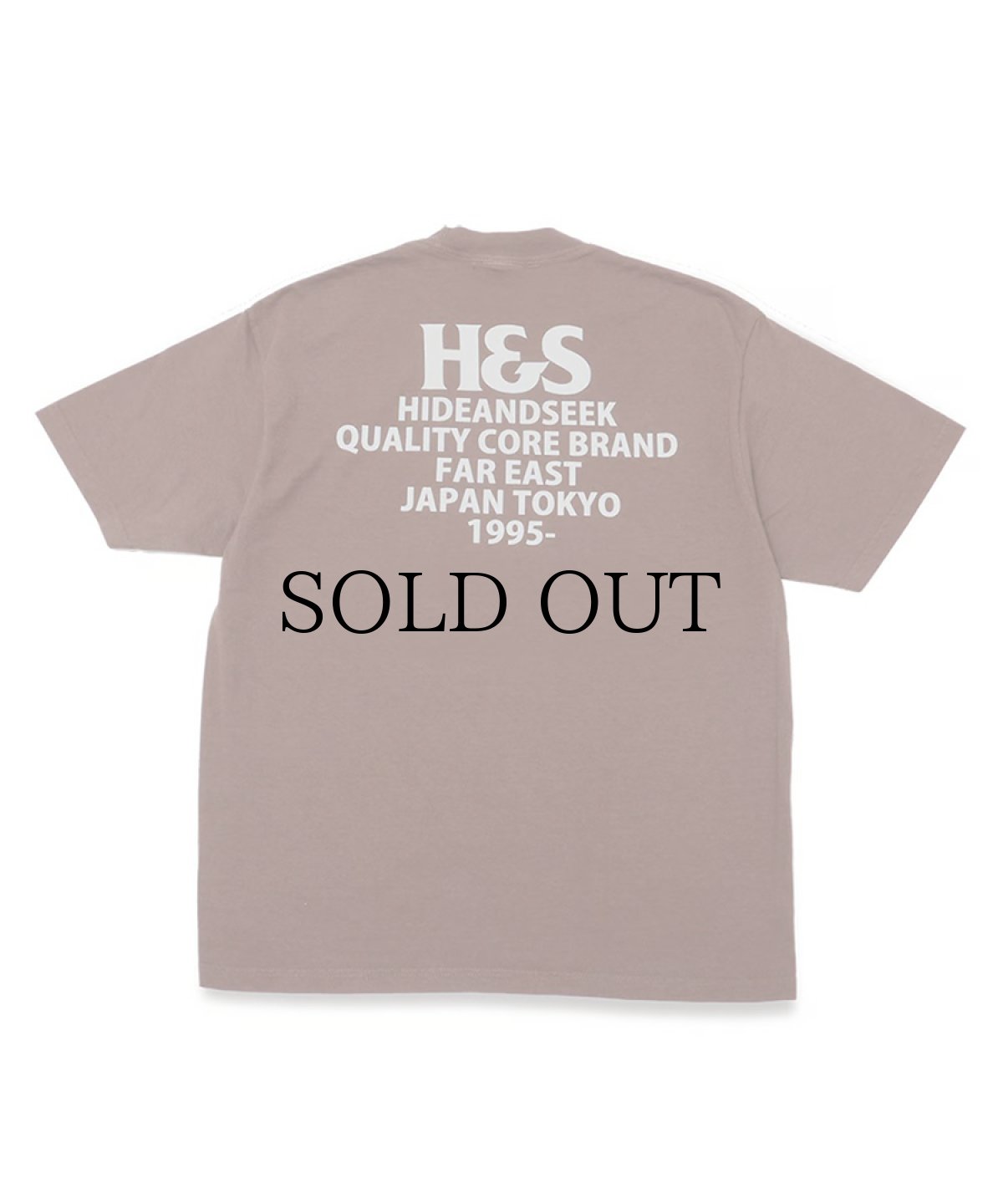 画像7: HIDEANDSEEK(ハイドアンドシーク) / Logo S/S Tee-1 (24ss) BigSilhouette (7)