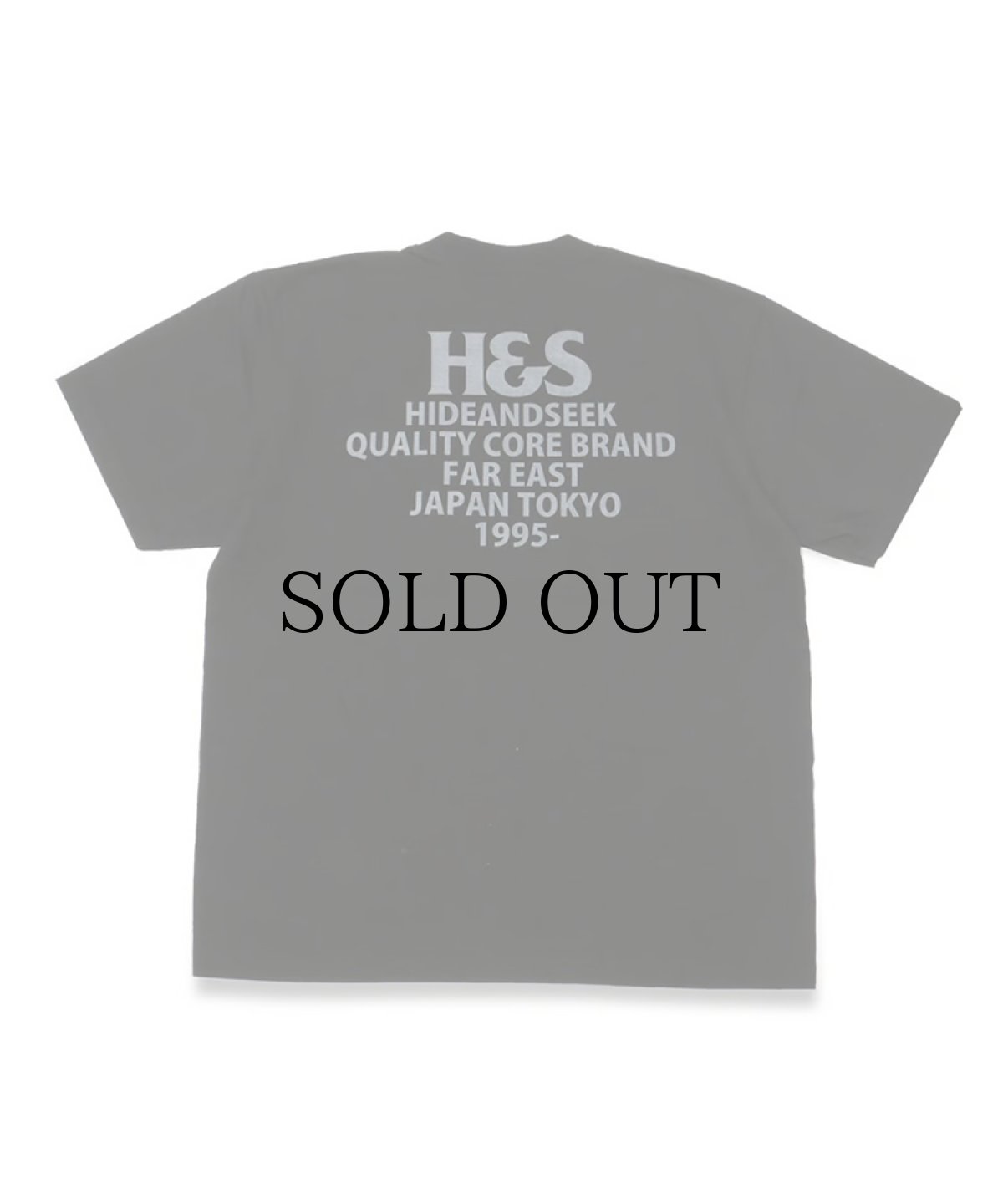 画像3: HIDEANDSEEK(ハイドアンドシーク) / Logo S/S Tee-1 (24ss) BigSilhouette (3)