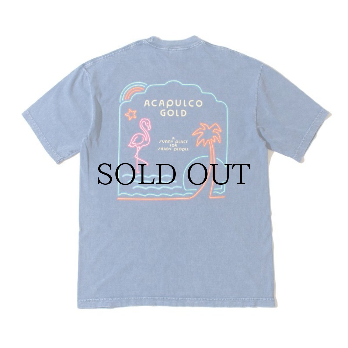 画像3: ACAPULCO GOLD / NIGHT CLUB TEE (WORN EFFECT WASHD) (3)