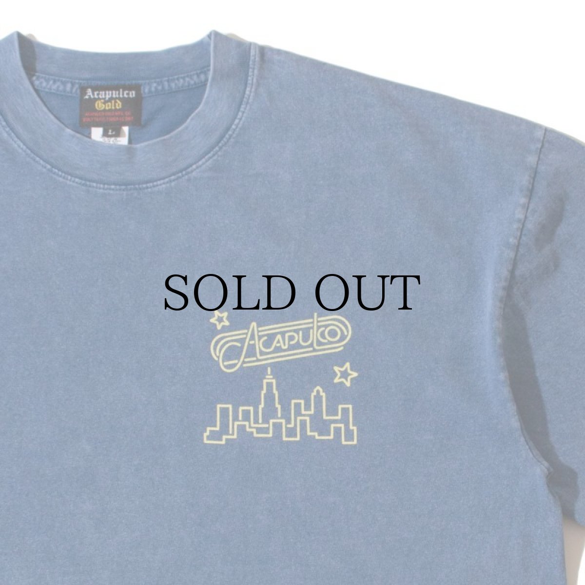 画像15: ACAPULCO GOLD / NIGHT CLUB TEE (WORN EFFECT WASHD) (15)