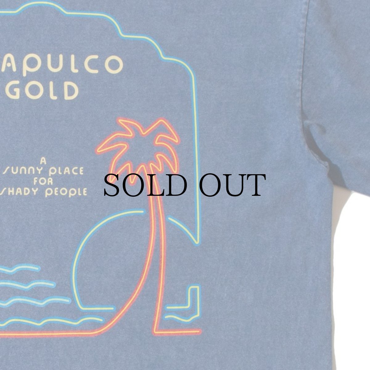 画像11: ACAPULCO GOLD / NIGHT CLUB TEE (WORN EFFECT WASHD) (11)