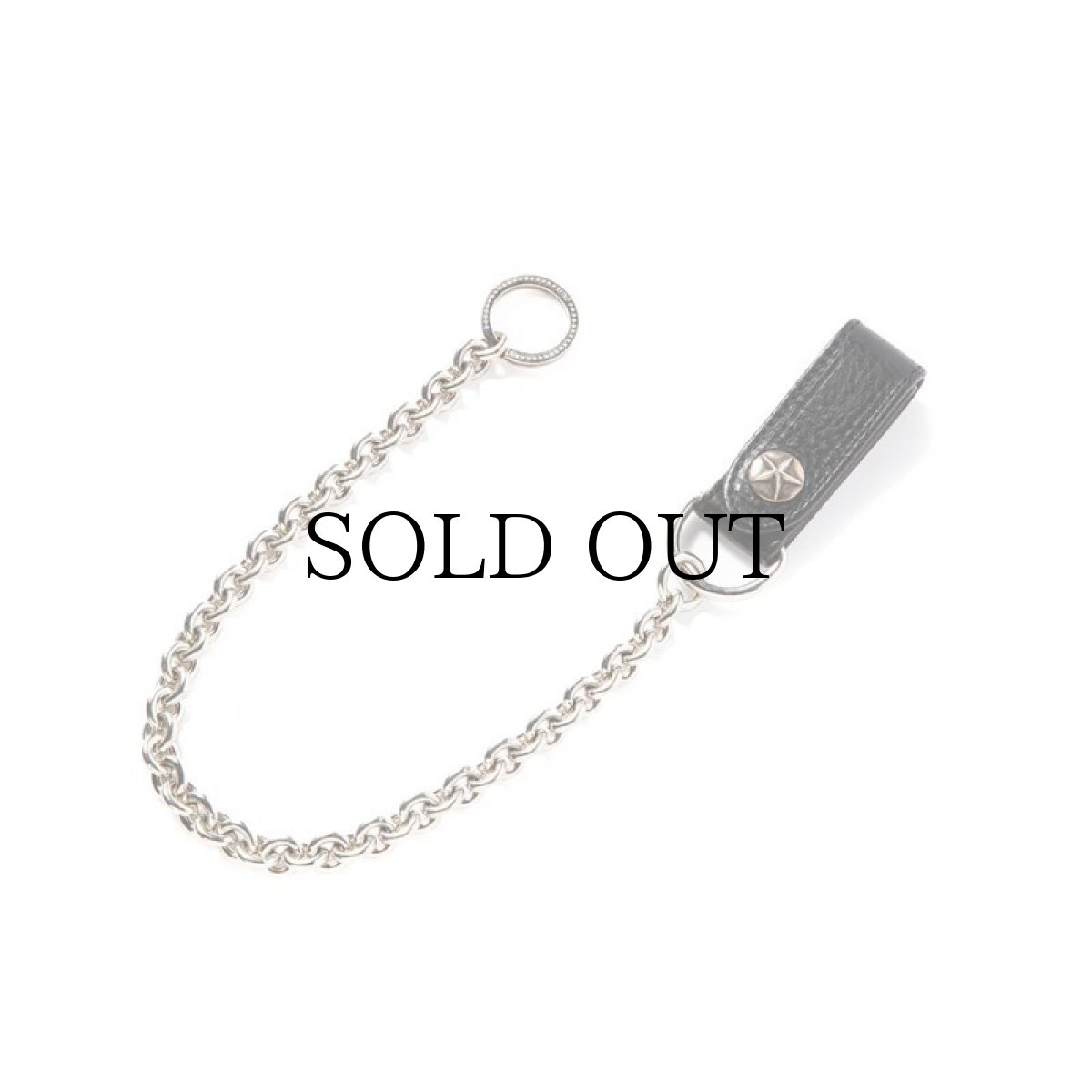 画像2: CALEE(キャリー) / SILVER STAR CONCHO LEATHER WALLET CHAIN (2)