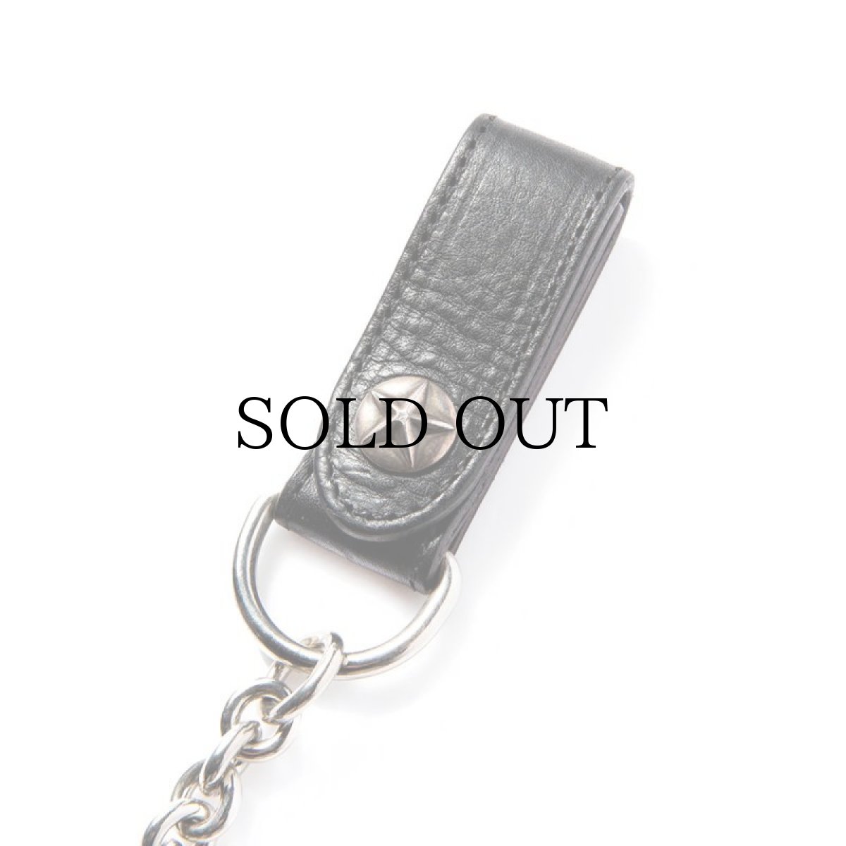 画像3: CALEE(キャリー) / SILVER STAR CONCHO LEATHER WALLET CHAIN (3)