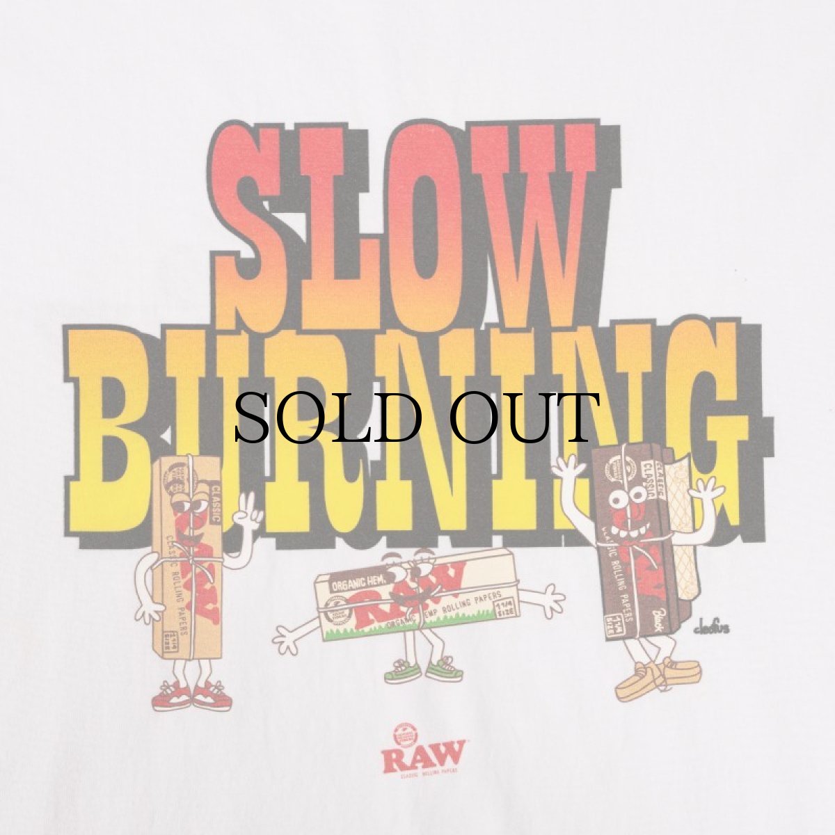 画像10: 【30%OFF】RAW x INTERBREED “SLOW BURNING SS Tee” artwork by cleofus  (10)