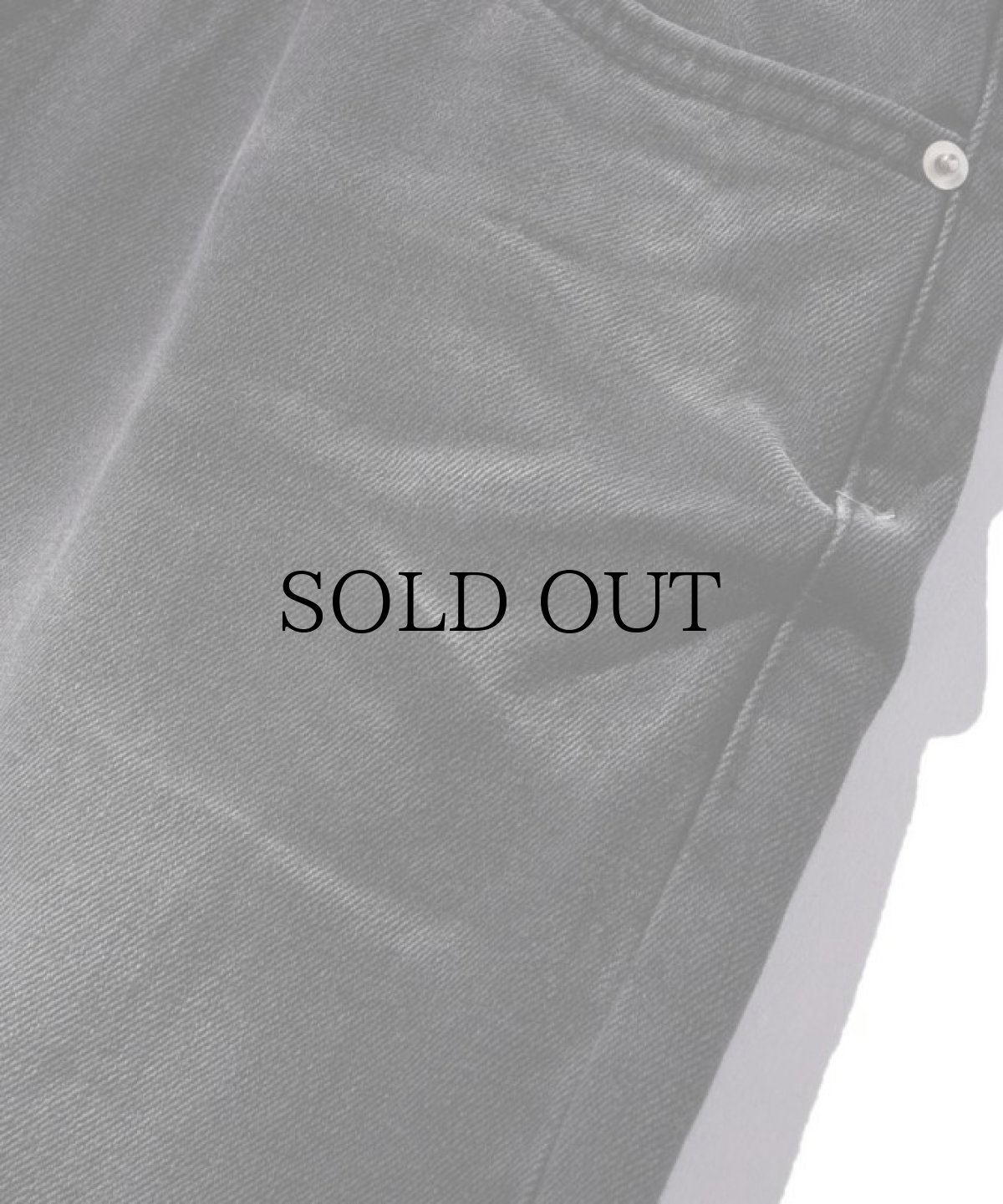 画像4: EL REIGN(エルレイン) / "FEAR" BLACK BAGGIE DENIM (4)