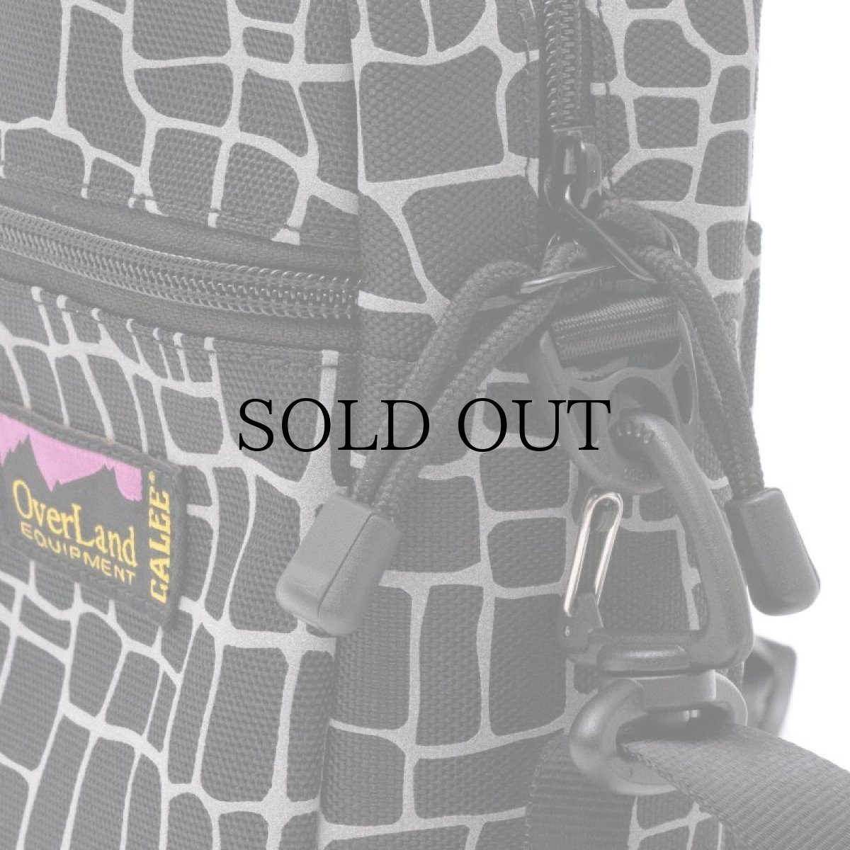 画像4: CALEE(キャリー) / ×OVERLAND REFLECTOR SPIDER WEB POUCH BAG (4)