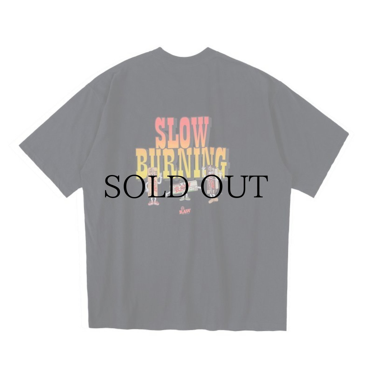 画像2: 【30%OFF】RAW x INTERBREED “SLOW BURNING SS Tee” artwork by cleofus  (2)