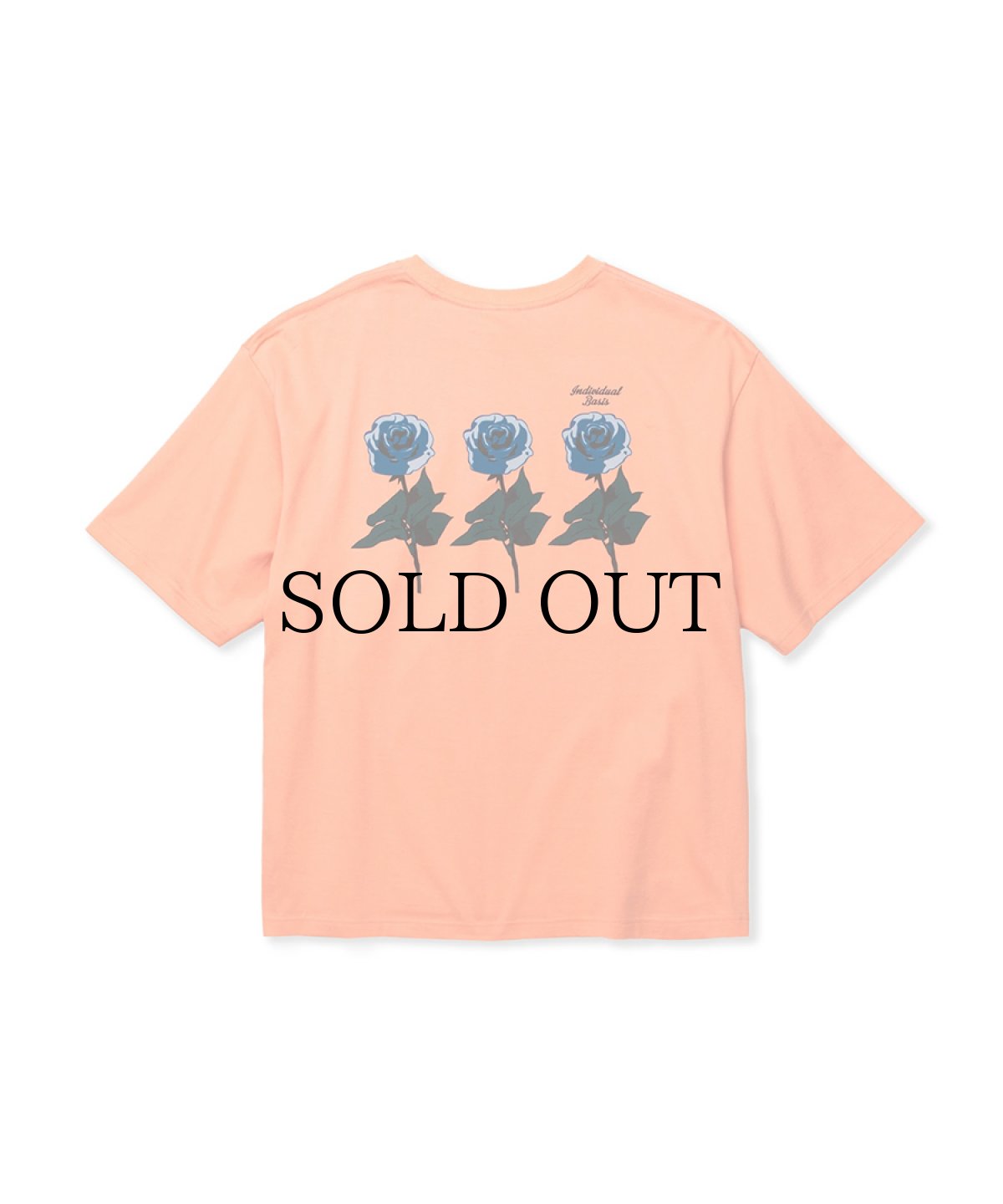 画像3: CALEE(キャリー) / DROP SHOULDER "INDIVIDUAL BASIS" ROSE LOGO TEE (3)