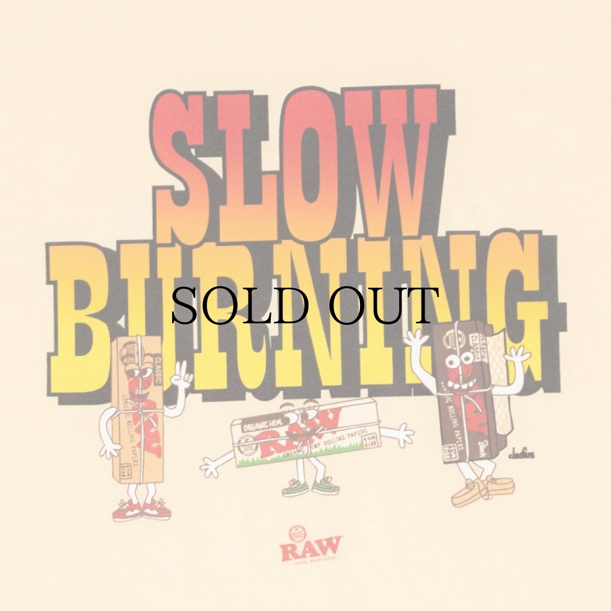 画像12: 【30%OFF】RAW x INTERBREED “SLOW BURNING SS Tee” artwork by cleofus  (12)