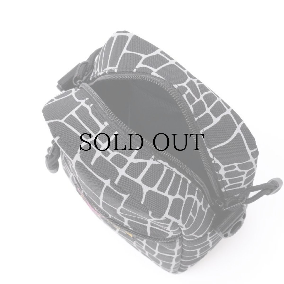 画像5: CALEE(キャリー) / ×OVERLAND REFLECTOR SPIDER WEB POUCH BAG (5)