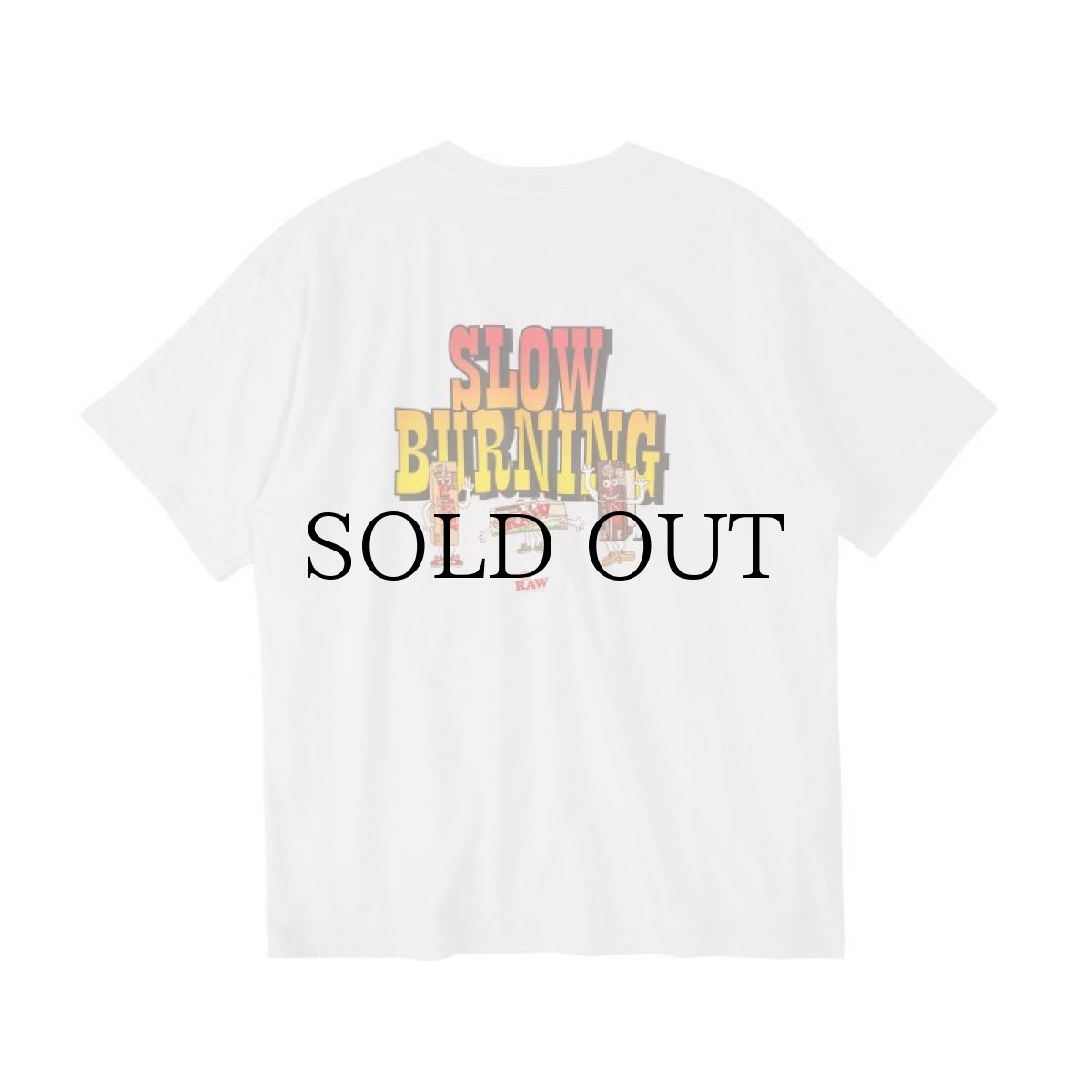 画像1: 【30%OFF】RAW x INTERBREED “SLOW BURNING SS Tee” artwork by cleofus  (1)