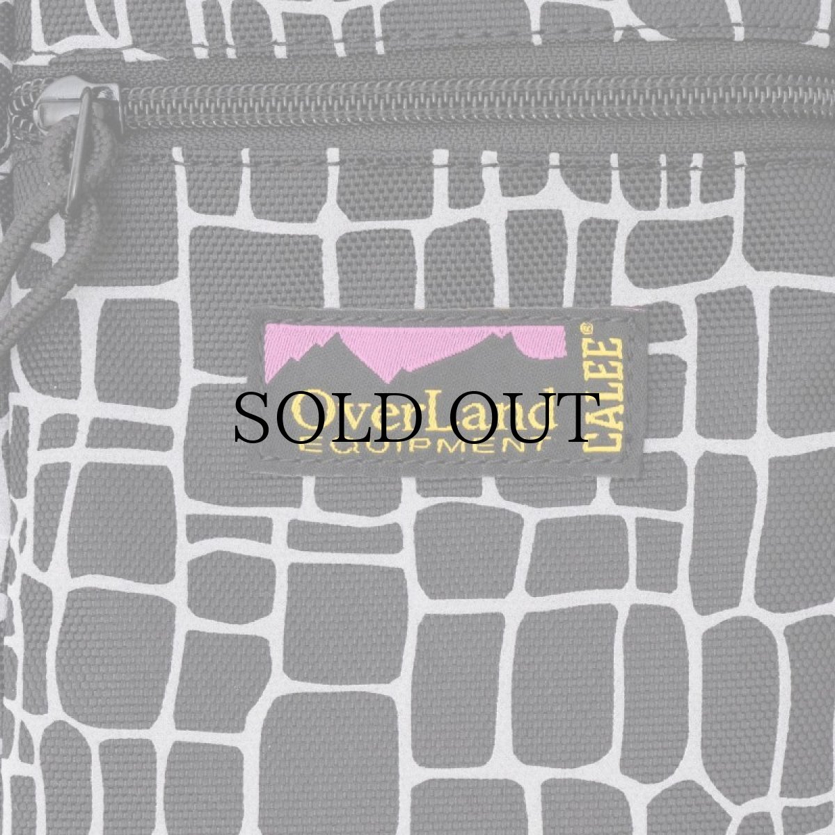 画像3: CALEE(キャリー) / ×OVERLAND REFLECTOR SPIDER WEB POUCH BAG (3)