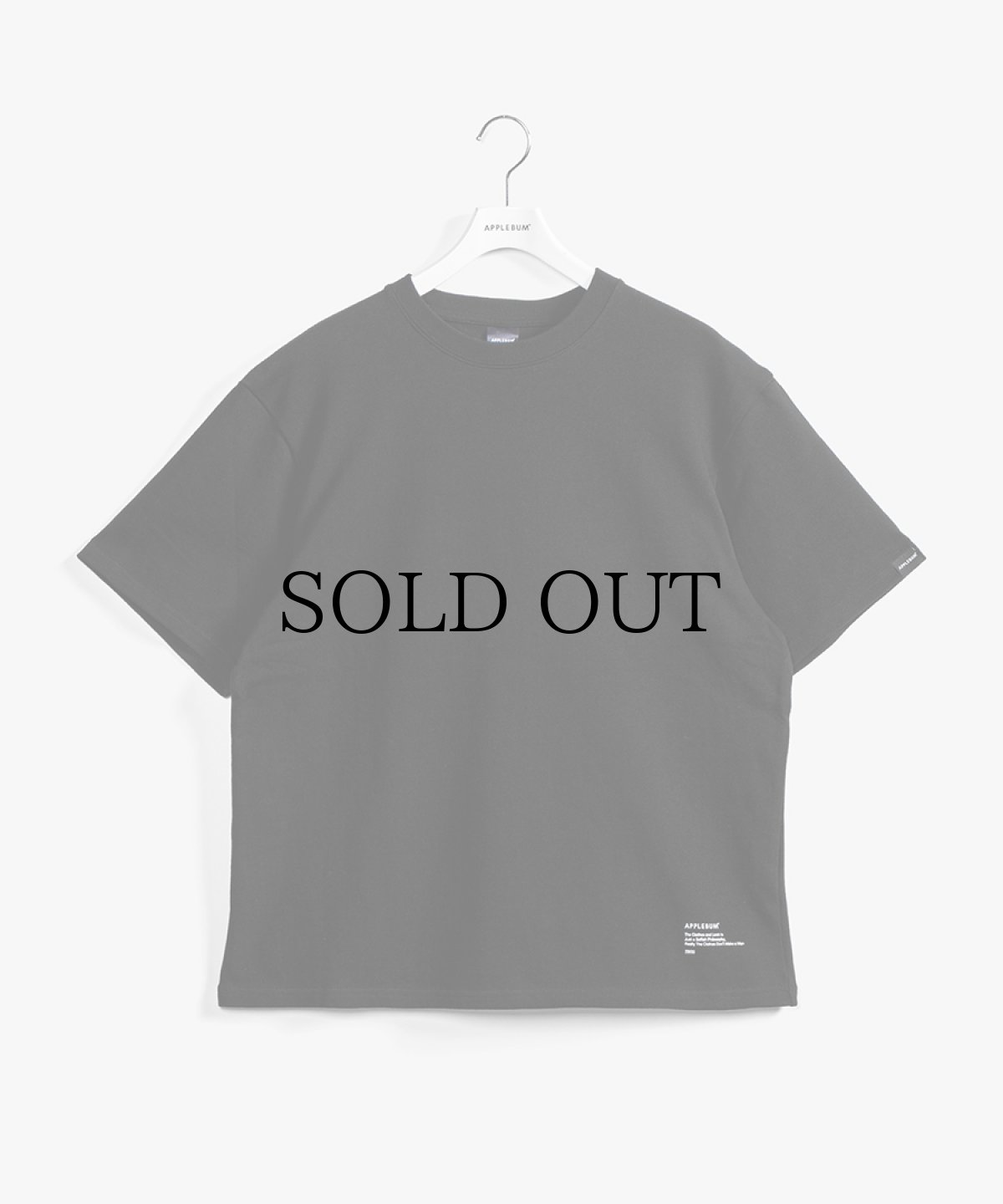 画像2: APPLEBUM(アップルバム) / ULTRA HEAVYWEIGHT BLANK T-SHIRT (12OZ) (2)