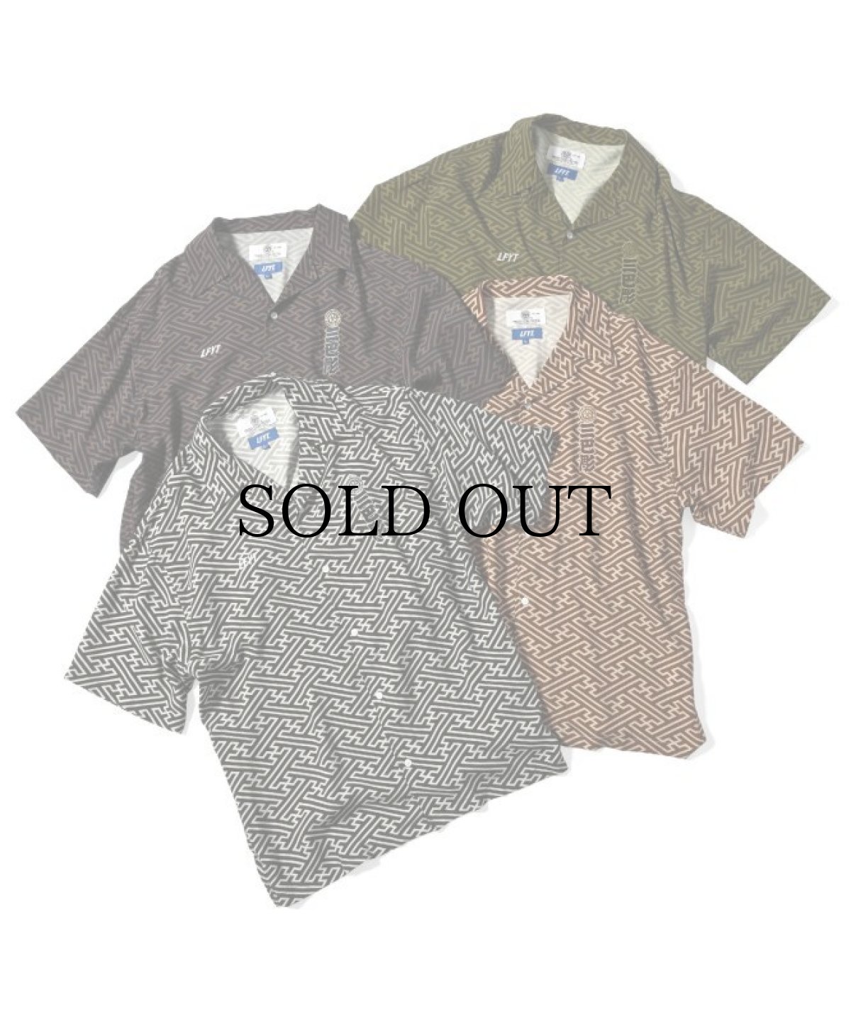 画像1: LFYT(ラファイエット) / LFYT×THREE TIDES SAYAGATA SHIRT (1)